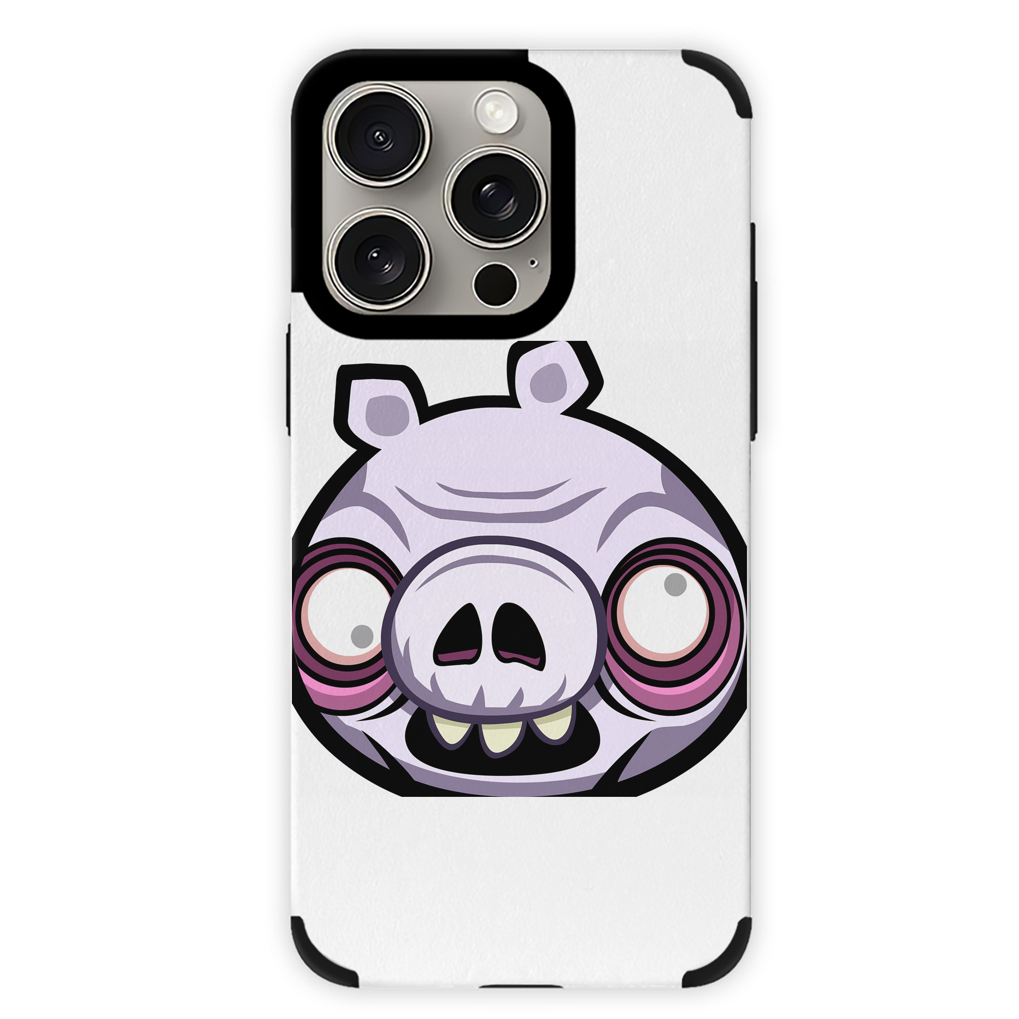（画像用） Angry Birds アングリーバード 【iPhone15ProMax対応】 PUレザー スマホケース 耐衝撃＆黄変防止