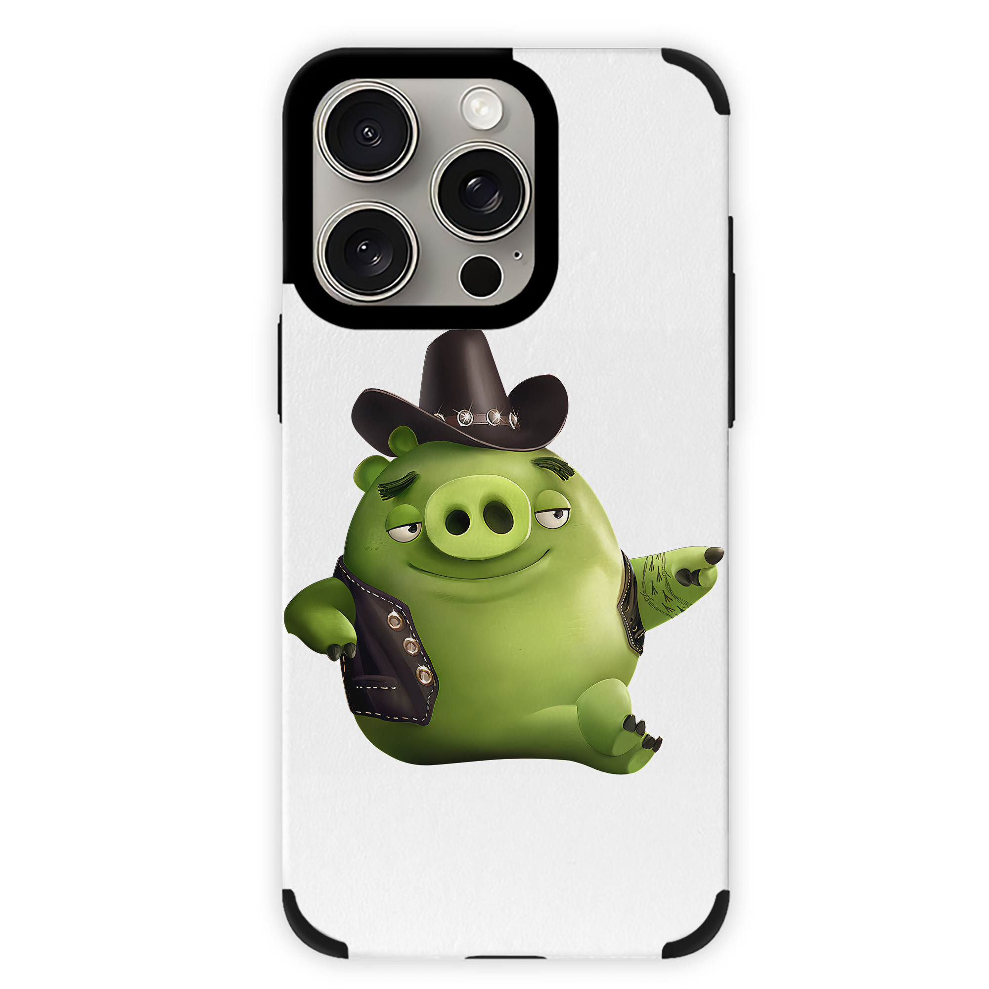 （画像用） Angry Birds アングリーバード 【iPhone15ProMax対応】 PUレザー スマホケース 耐衝撃＆黄変防止