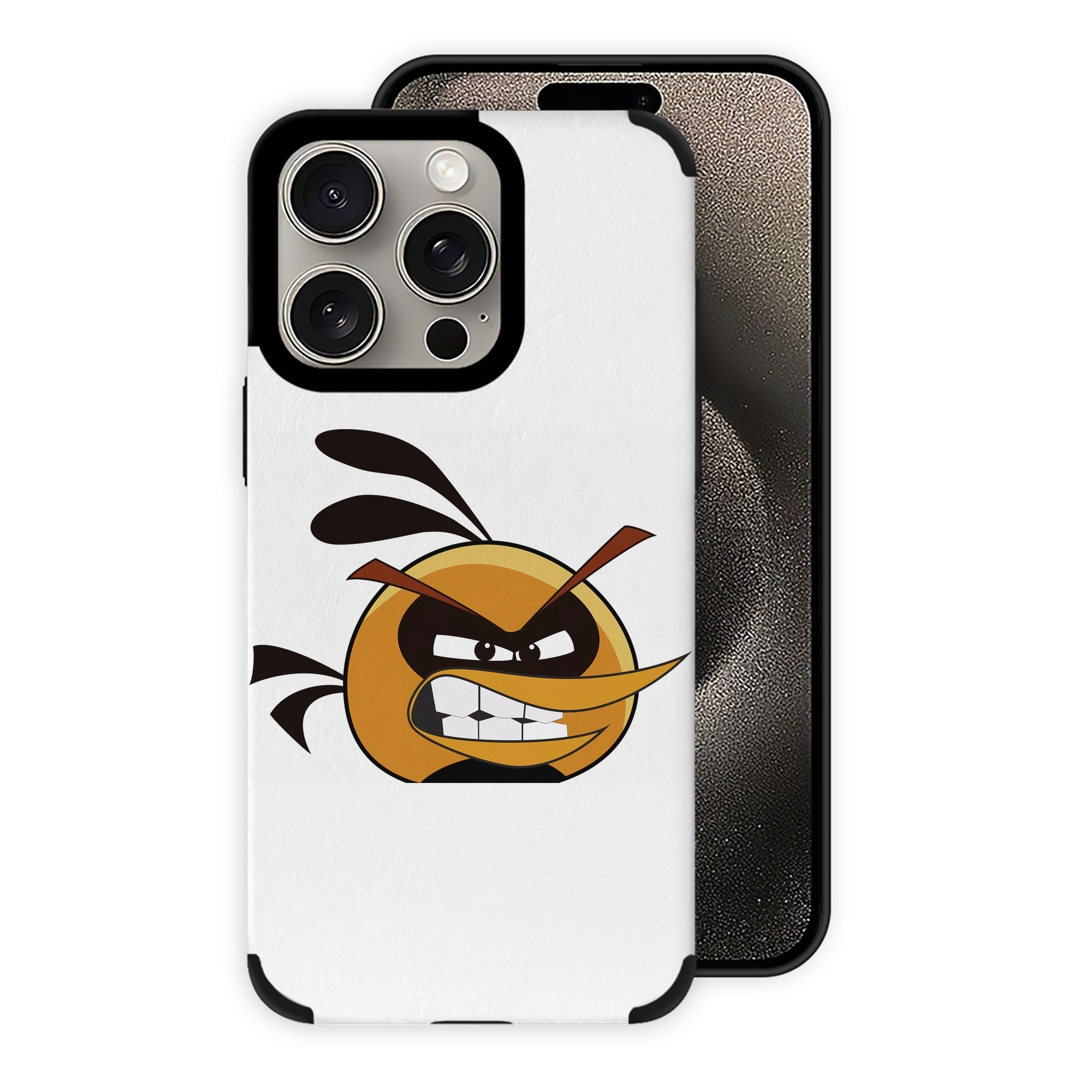 （画像用） Angry Birds アングリーバード 【iPhone15ProMax対応】 PUレザー スマホケース 耐衝撃＆黄変防止