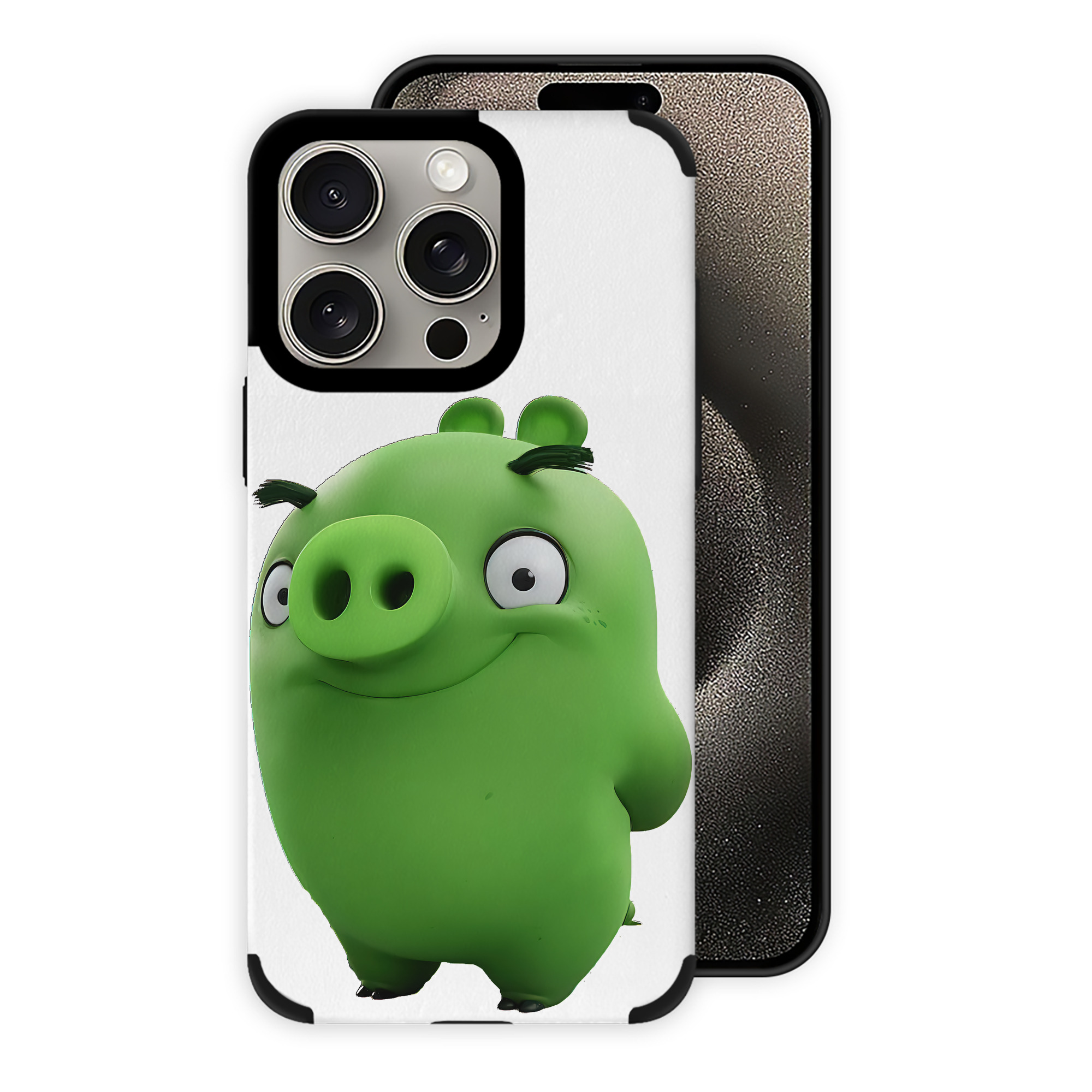 （画像用） Angry Birds アングリーバード 【iPhone15ProMax対応】 PUレザー スマホケース 耐衝撃＆黄変防止