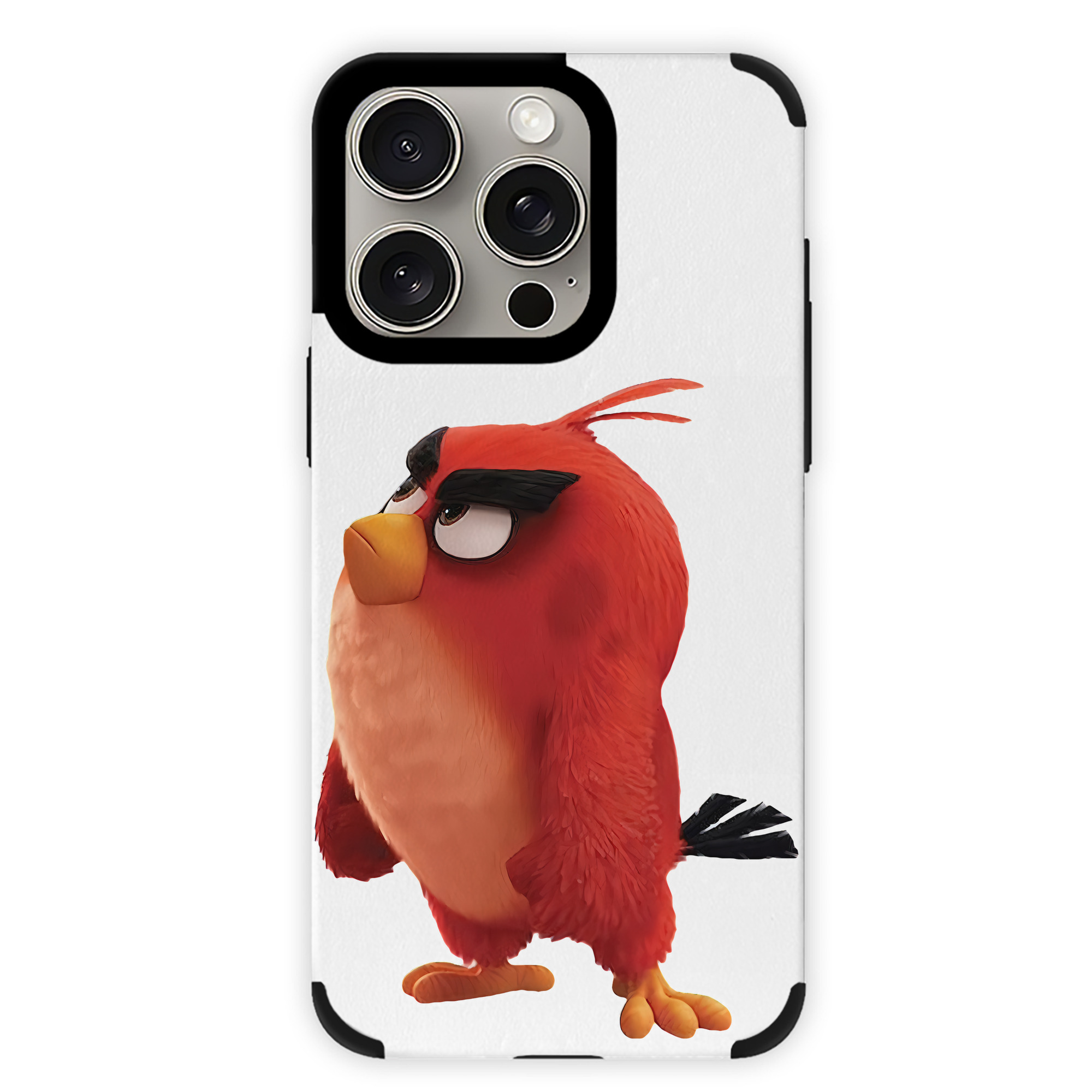 （画像用） Angry Birds アングリーバード 【iPhone15ProMax対応】 PUレザー スマホケース 耐衝撃＆黄変防止