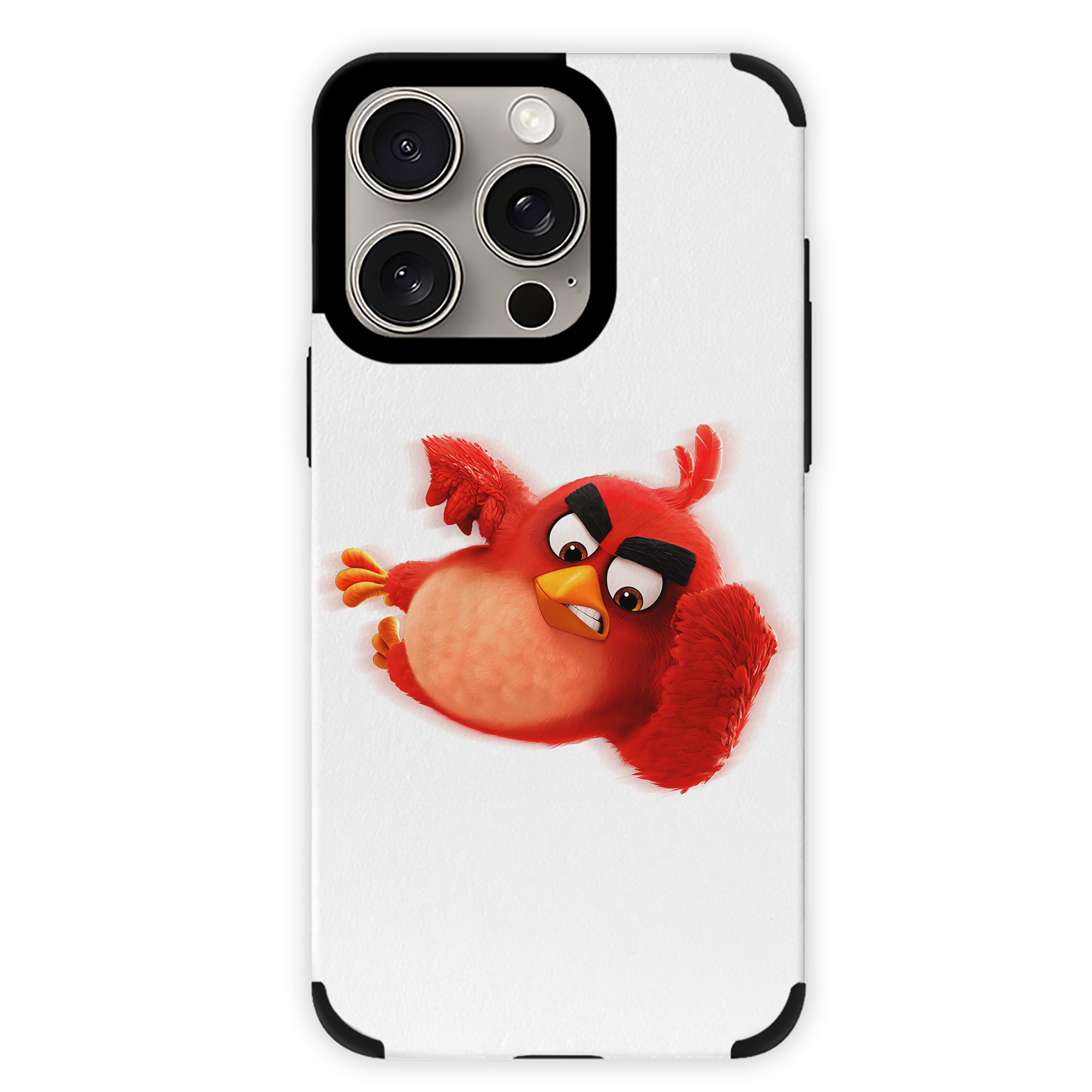 （画像用） Angry Birds アングリーバード 【iPhone15ProMax対応】 PUレザー スマホケース 耐衝撃＆黄変防止