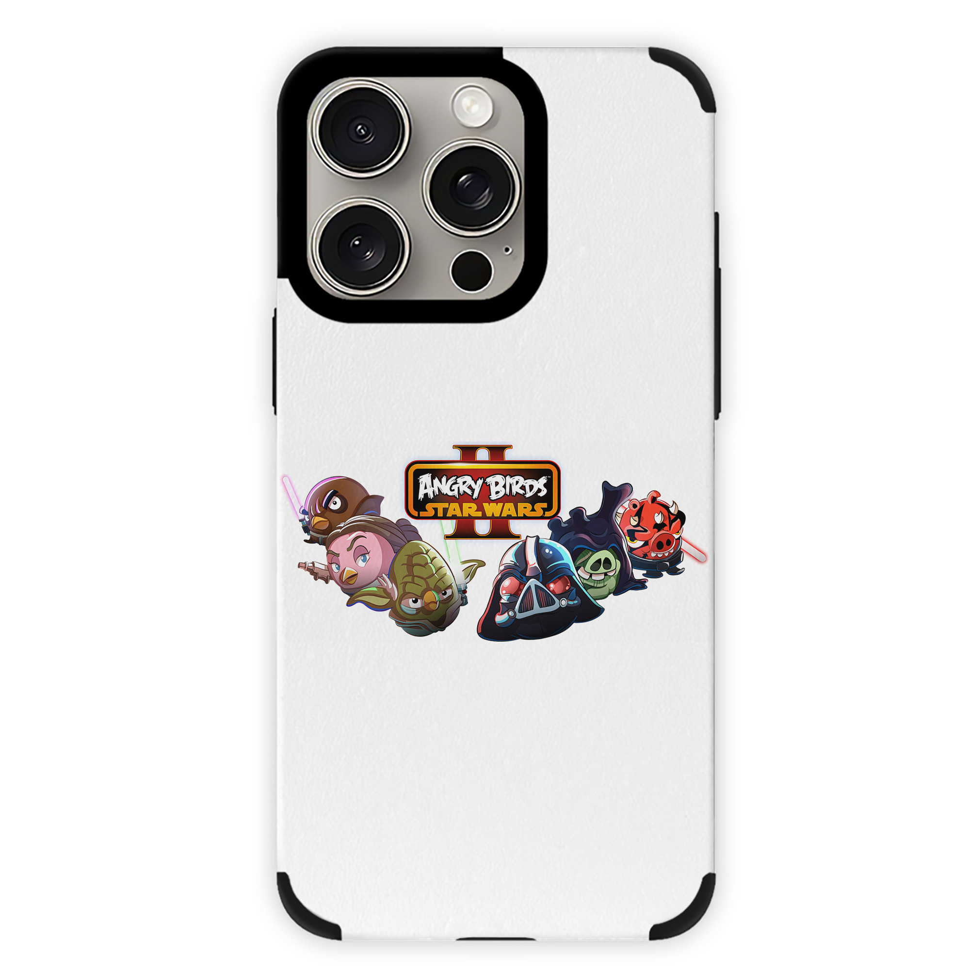 （画像用） Angry Birds アングリーバード 【iPhone15ProMax対応】 PUレザー スマホケース 耐衝撃＆黄変防止