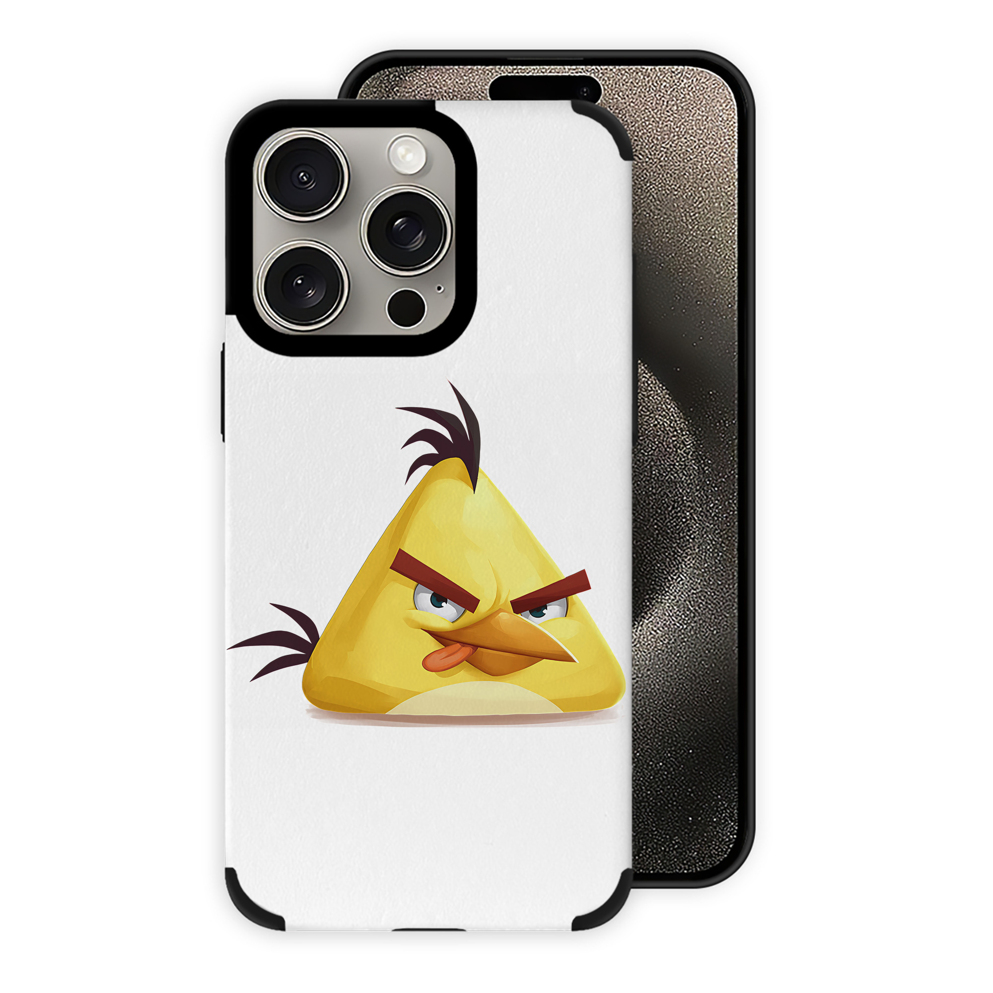 （画像用） Angry Birds アングリーバード 【iPhone15ProMax対応】 PUレザー スマホケース 耐衝撃＆黄変防止