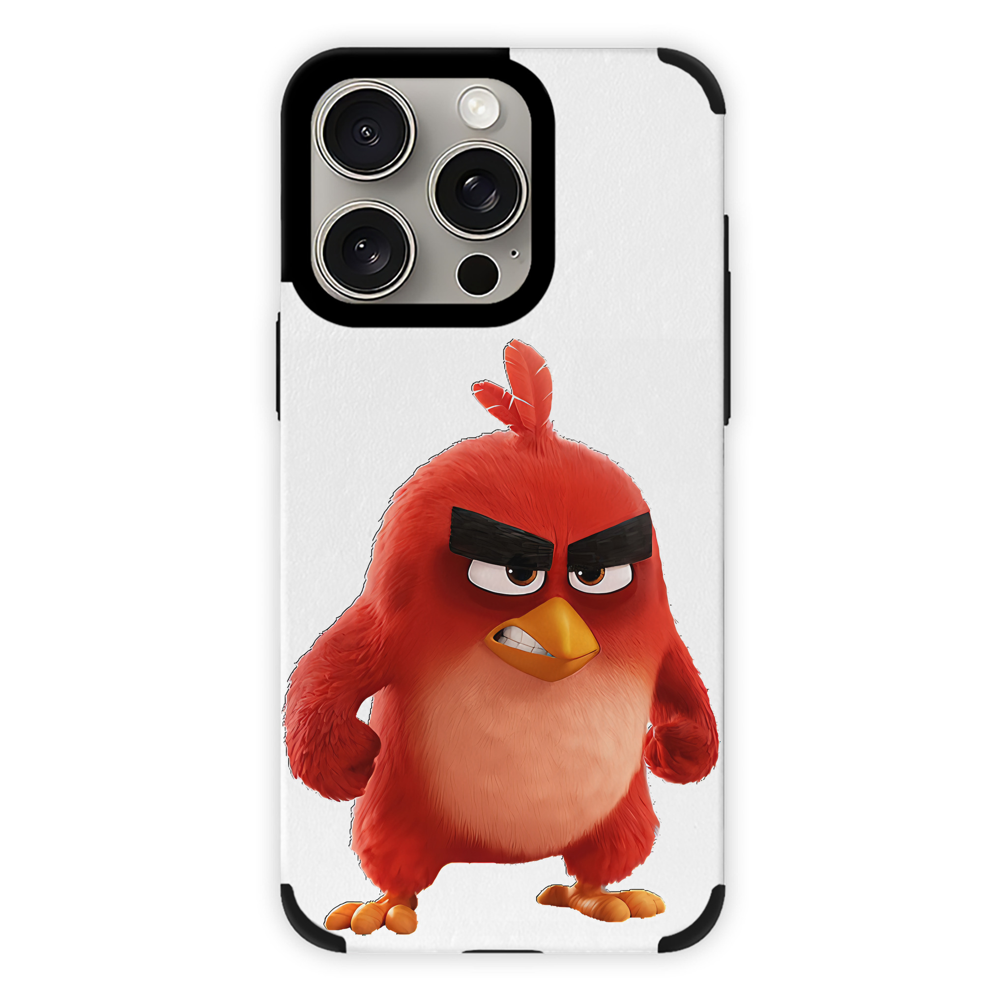（画像用） Angry Birds アングリーバード 【iPhone15ProMax対応】 PUレザー スマホケース 耐衝撃＆黄変防止