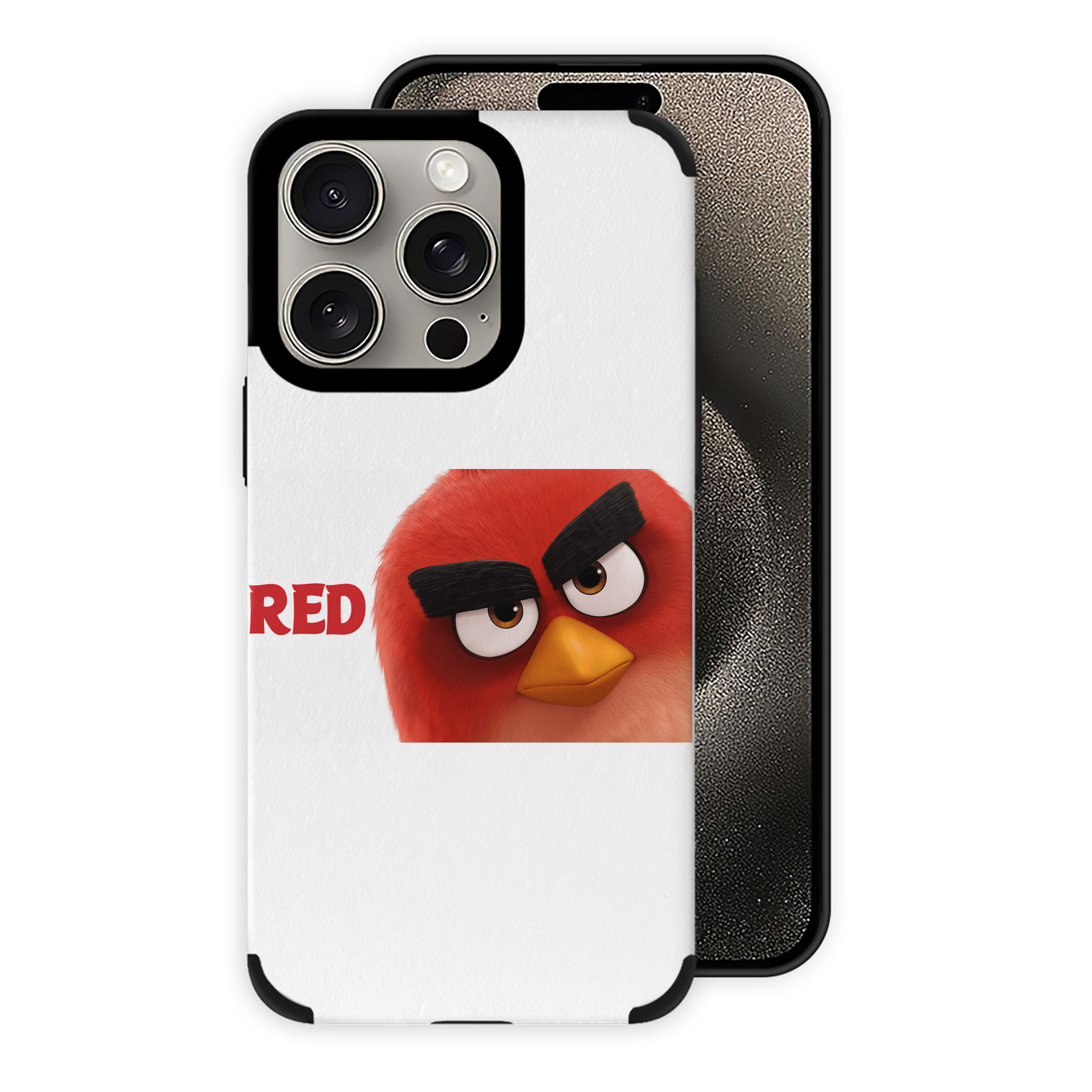 （画像用） Angry Birds アングリーバード 【iPhone15ProMax対応】 PUレザー スマホケース 耐衝撃＆黄変防止