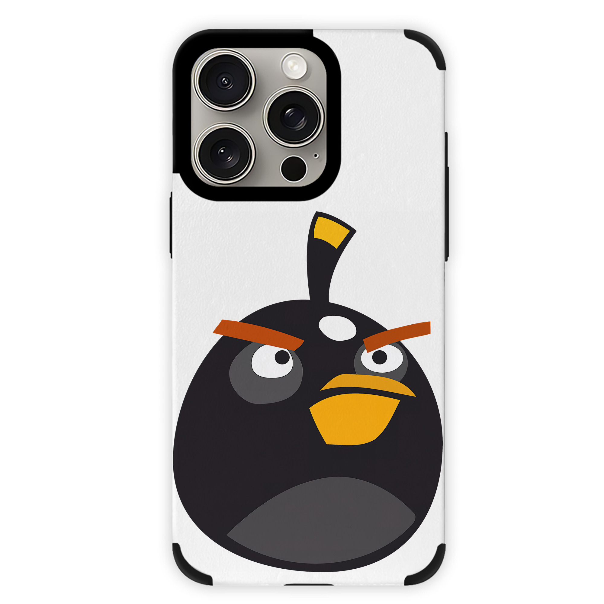 （画像用） Angry Birds アングリーバード 【iPhone15ProMax対応】 PUレザー スマホケース 耐衝撃＆黄変防止