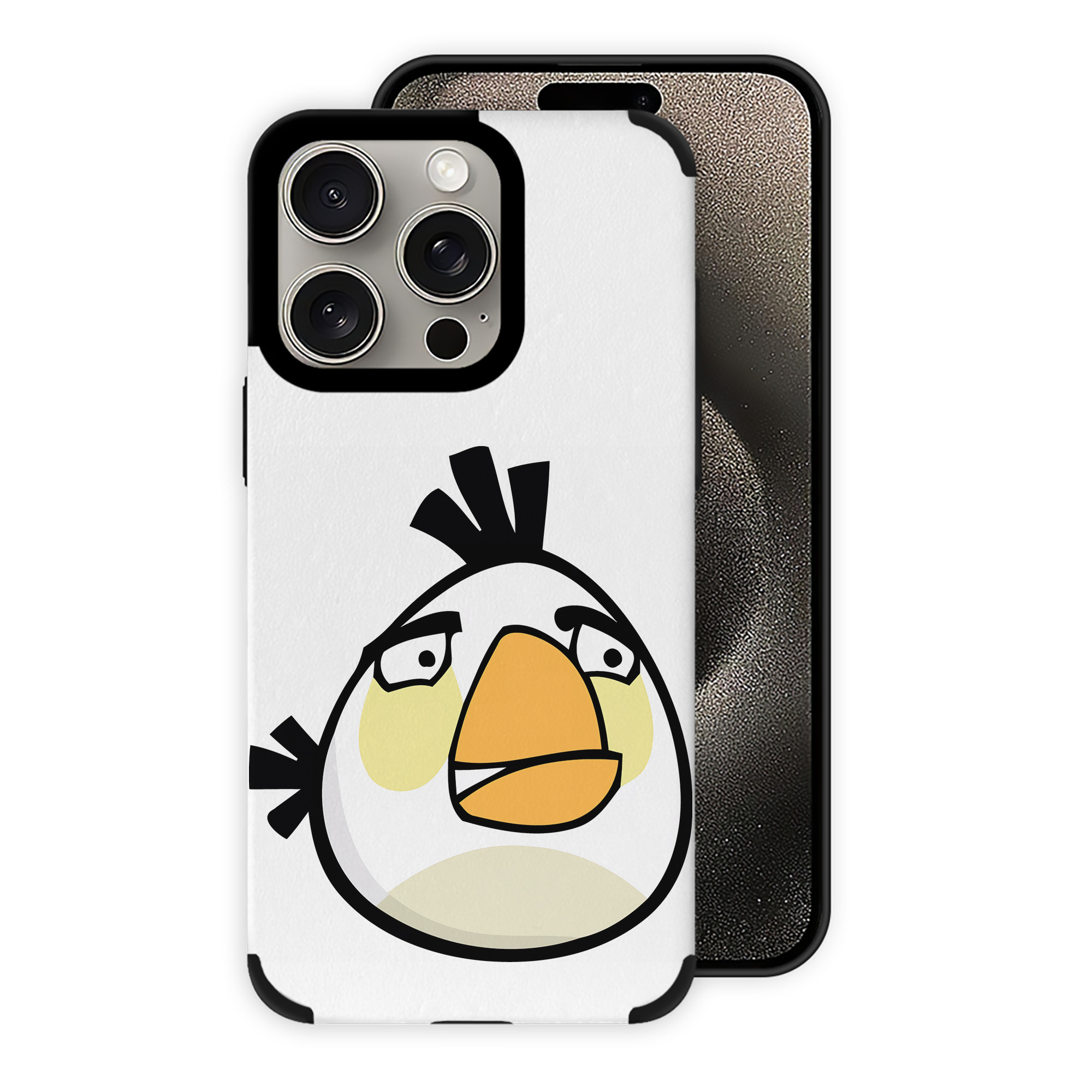 （画像用） Angry Birds アングリーバード 【iPhone15ProMax対応】 PUレザー スマホケース 耐衝撃＆黄変防止