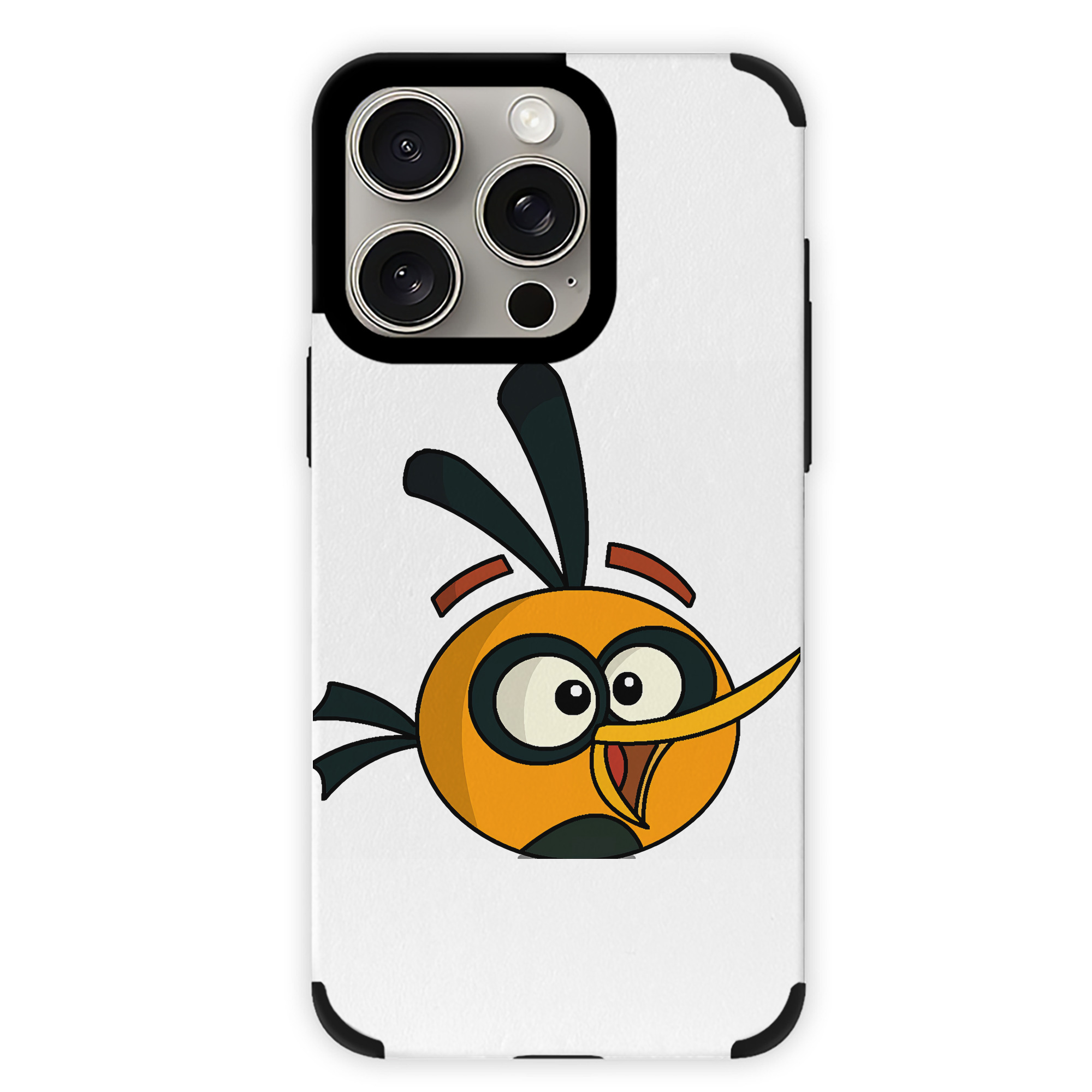 （画像用） Angry Birds アングリーバード 【iPhone15ProMax対応】 PUレザー スマホケース 耐衝撃＆黄変防止