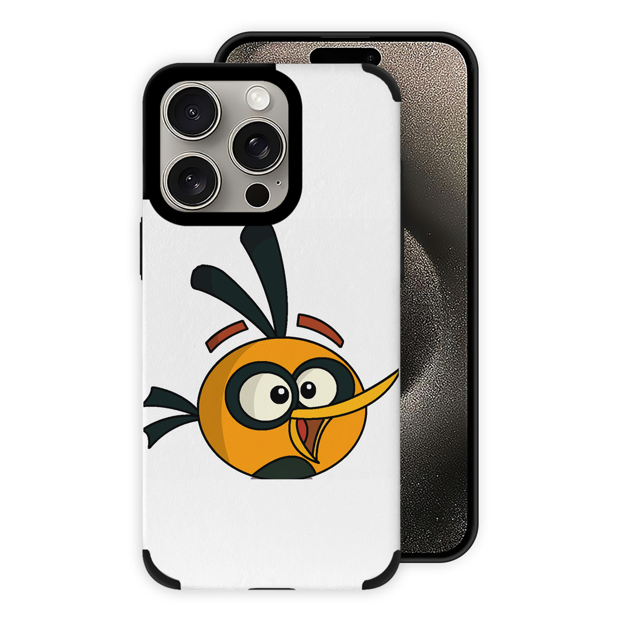 （画像用） Angry Birds アングリーバード 【iPhone15ProMax対応】 PUレザー スマホケース 耐衝撃＆黄変防止