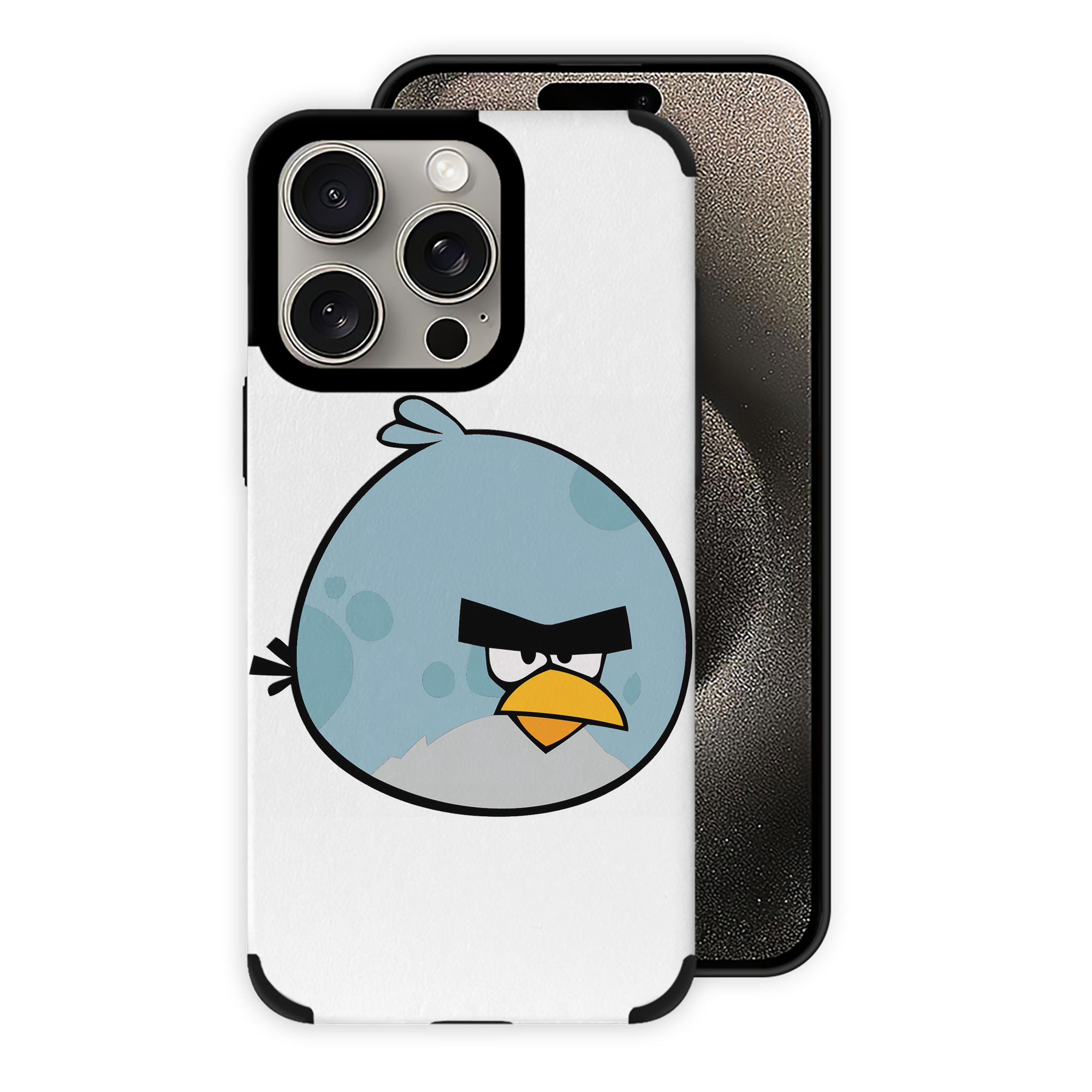 （画像用） Angry Birds アングリーバード 【iPhone15ProMax対応】 PUレザー スマホケース 耐衝撃＆黄変防止