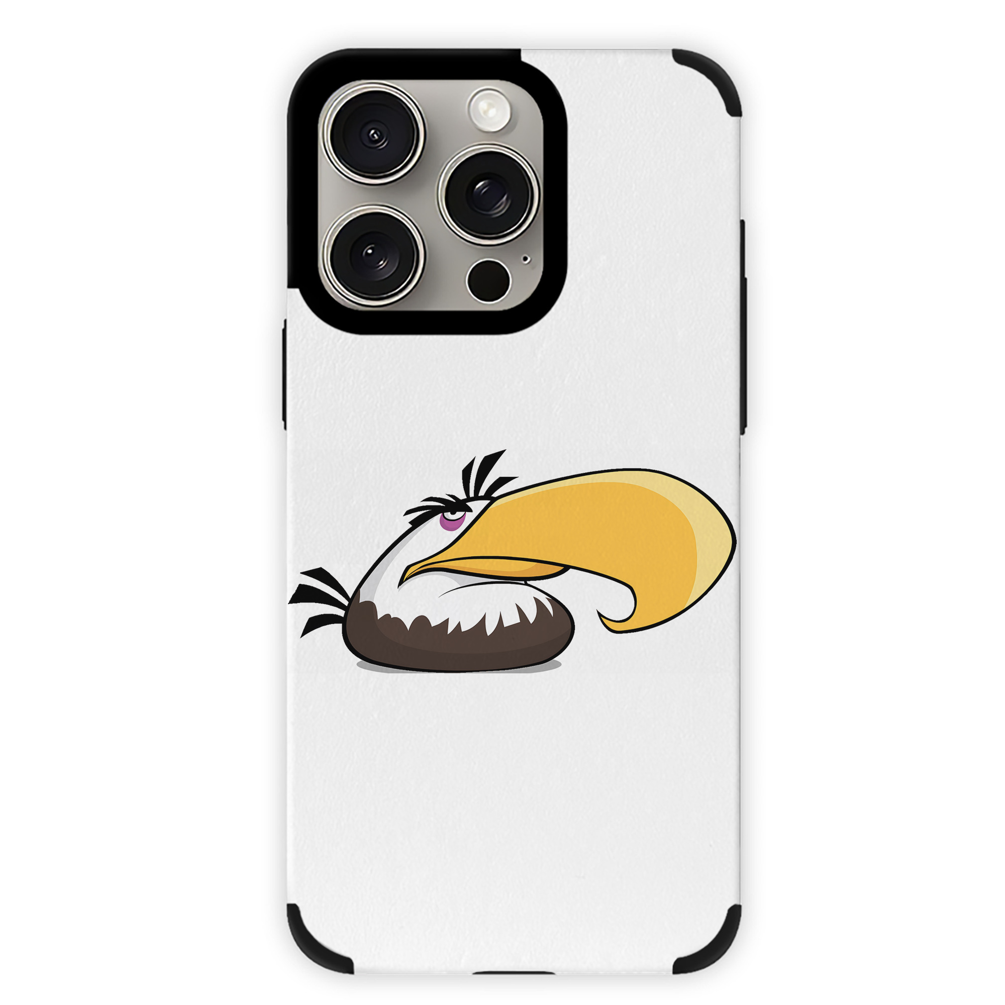 （画像用） Angry Birds アングリーバード 【iPhone15ProMax対応】 PUレザー スマホケース 耐衝撃＆黄変防止