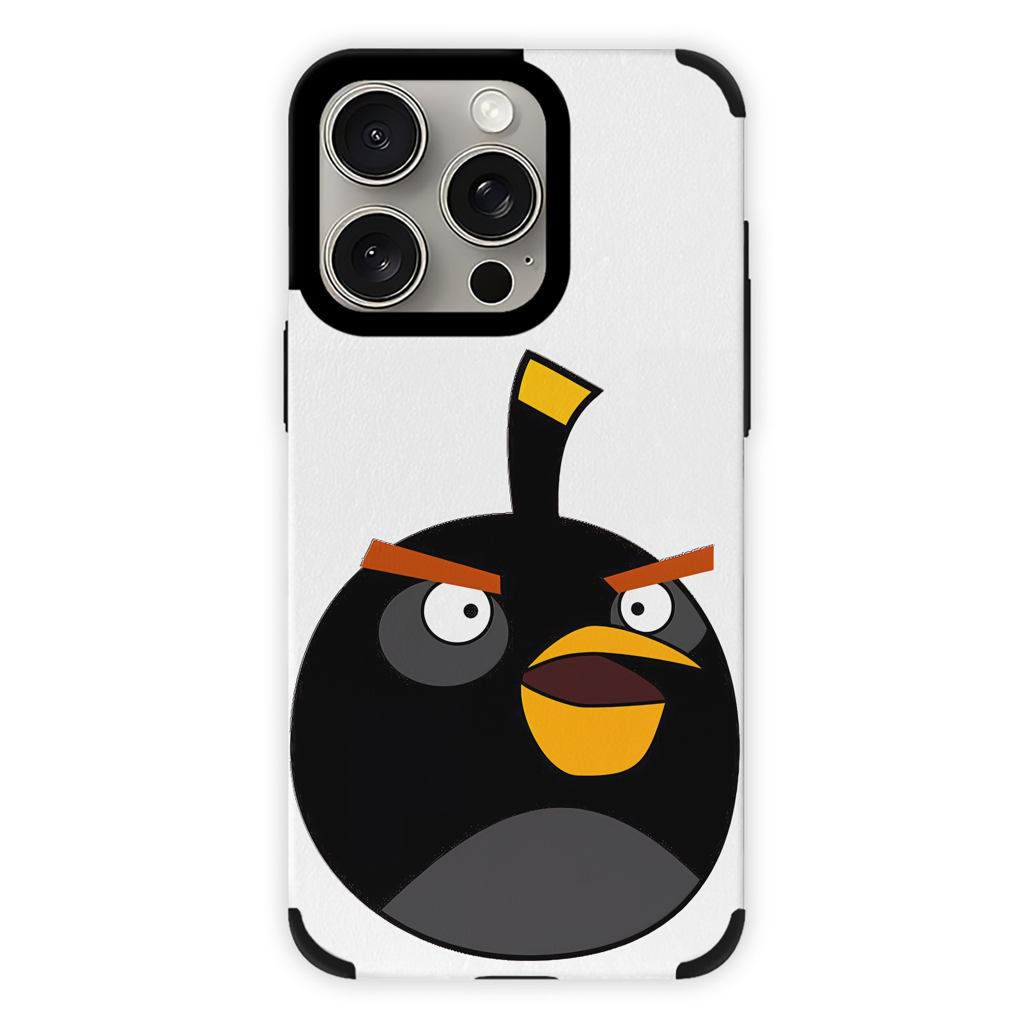 （画像用） Angry Birds アングリーバード 【iPhone15ProMax対応】 PUレザー スマホケース 耐衝撃＆黄変防止