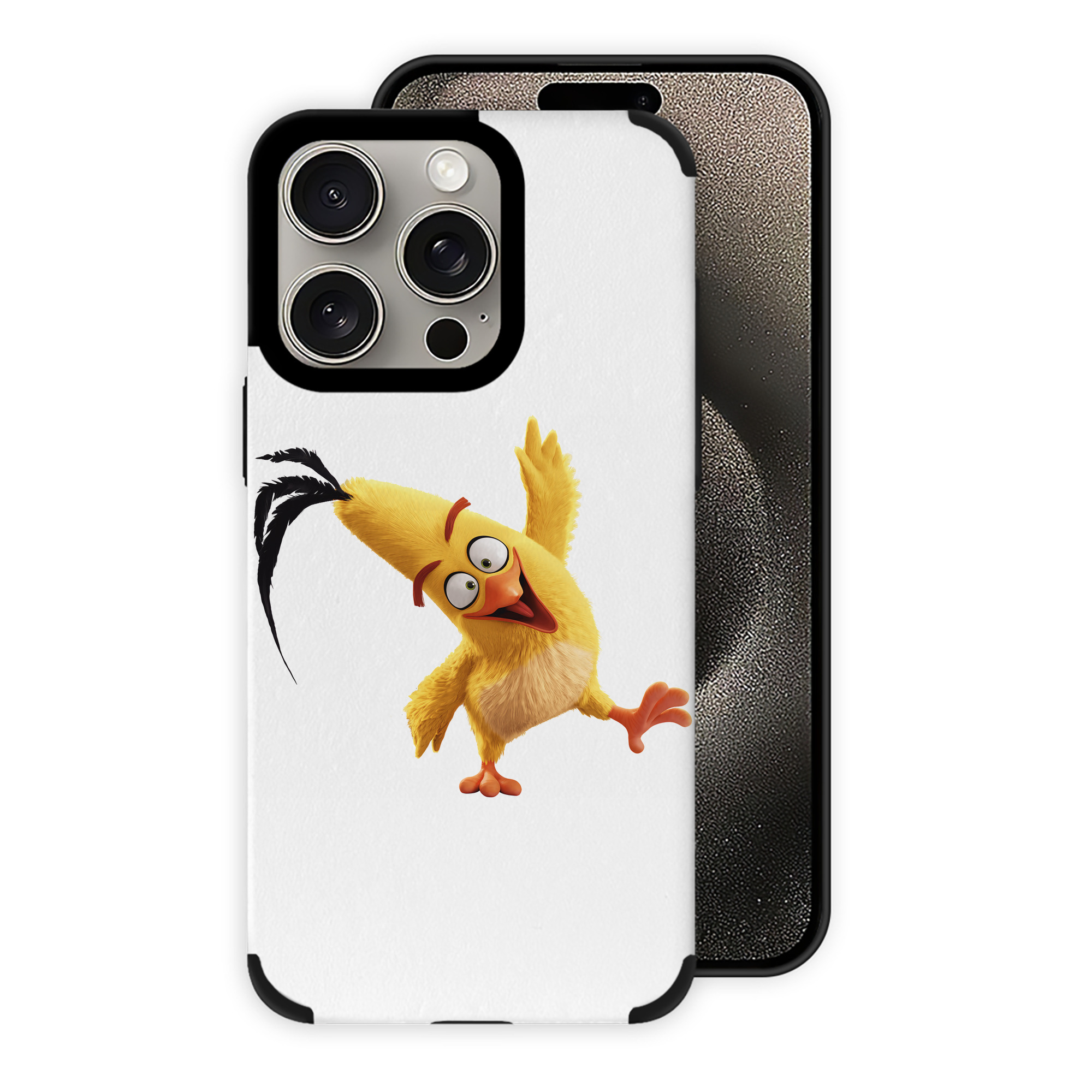 （画像用） Angry Birds アングリーバード 【iPhone15ProMax対応】 PUレザー スマホケース 耐衝撃＆黄変防止