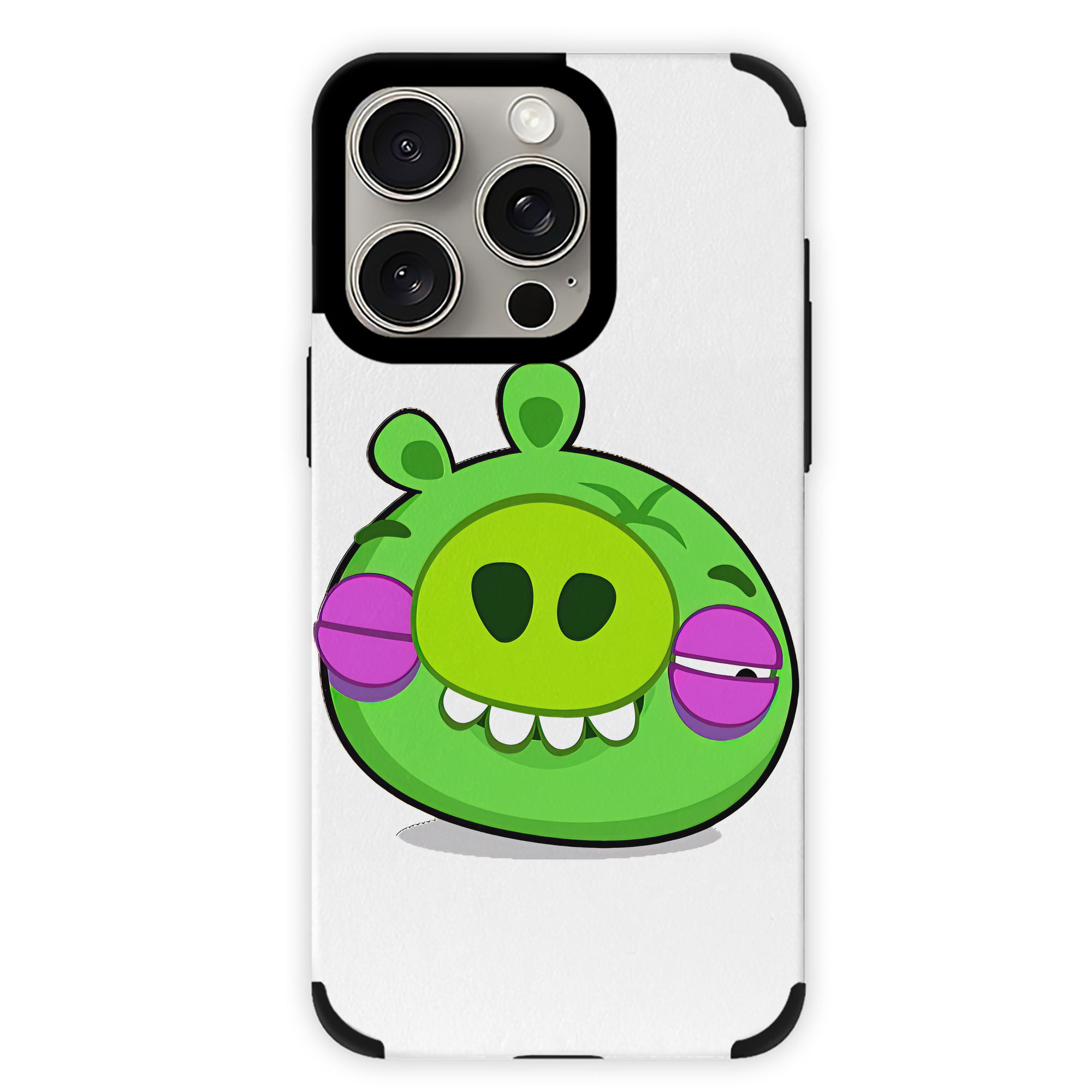 （画像用） Angry Birds アングリーバード 【iPhone15ProMax対応】 PUレザー スマホケース 耐衝撃＆黄変防止