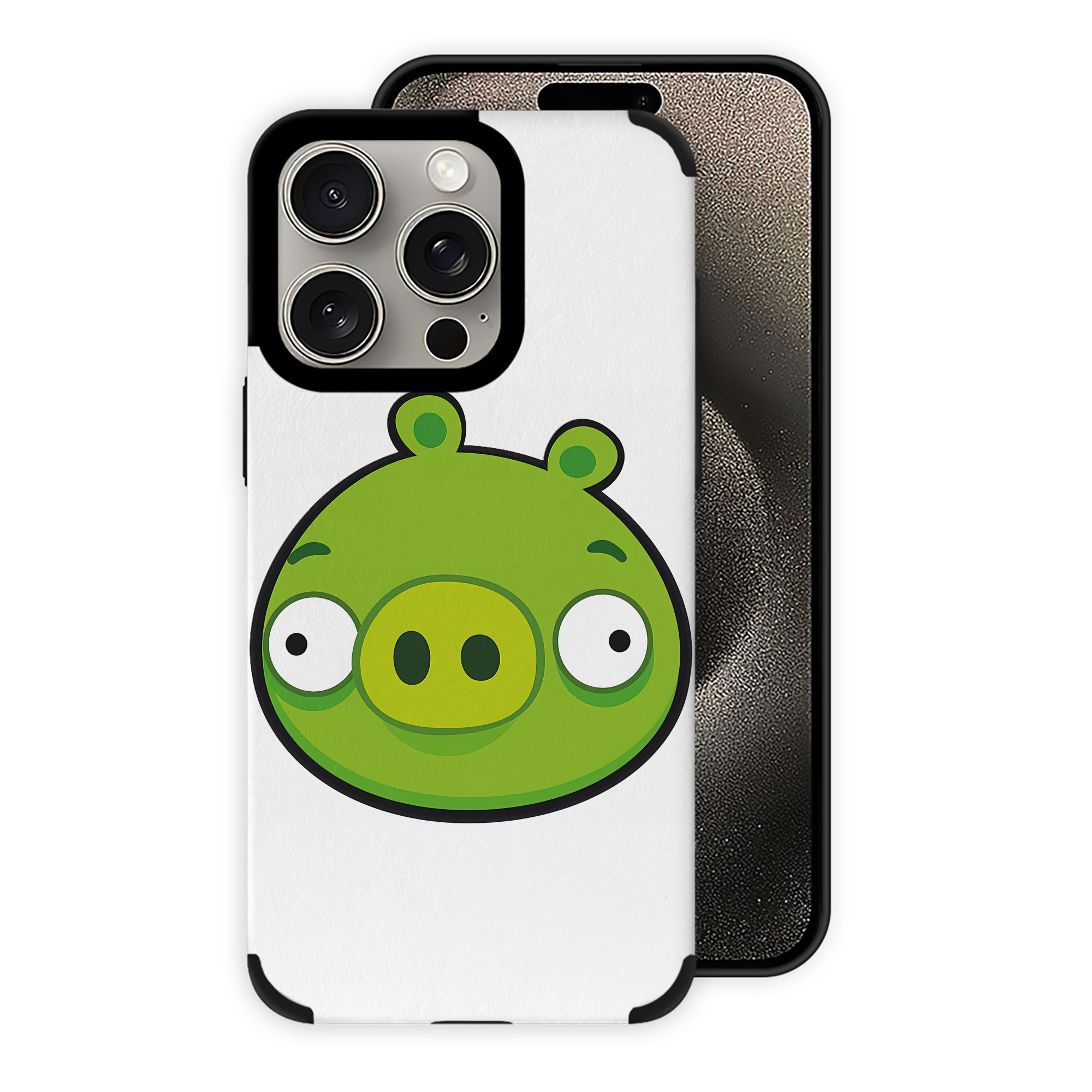 （画像用） Angry Birds アングリーバード 【iPhone15ProMax対応】 PUレザー スマホケース 耐衝撃＆黄変防止