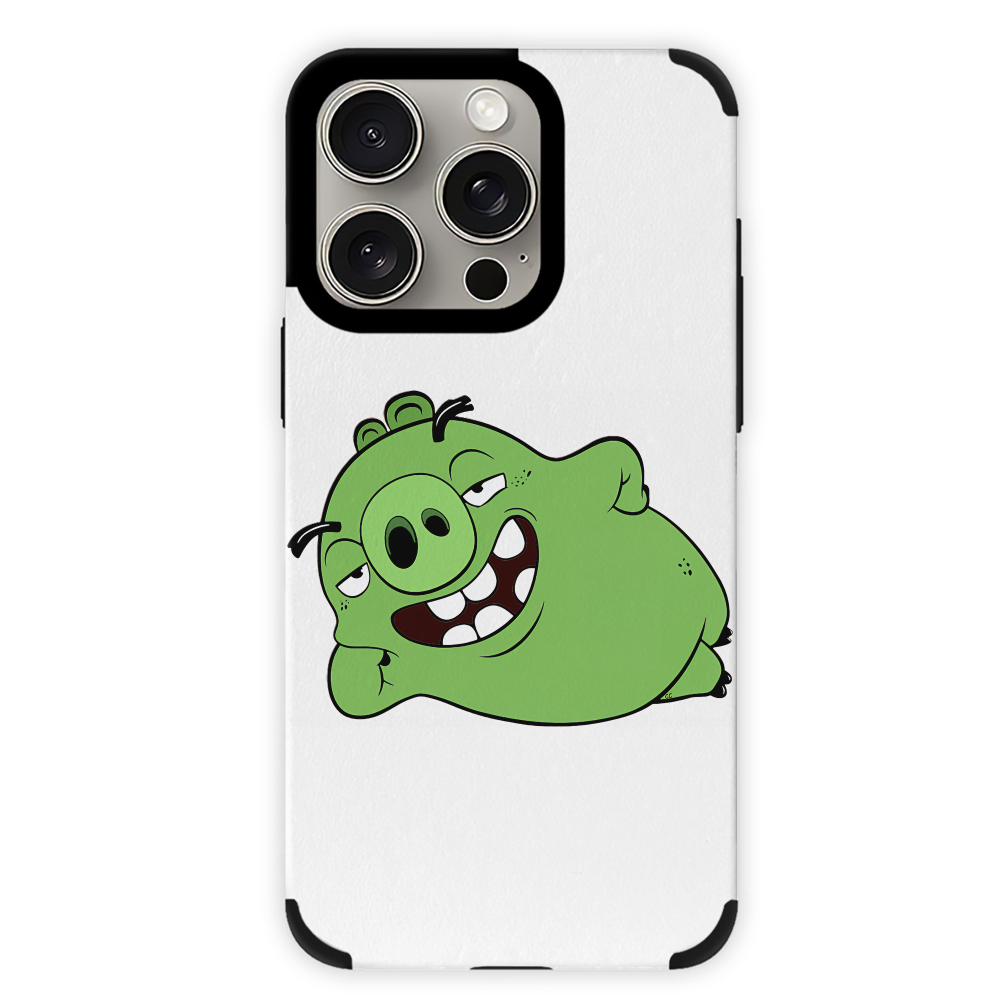 （画像用） Angry Birds アングリーバード 【iPhone15ProMax対応】 PUレザー スマホケース 耐衝撃＆黄変防止