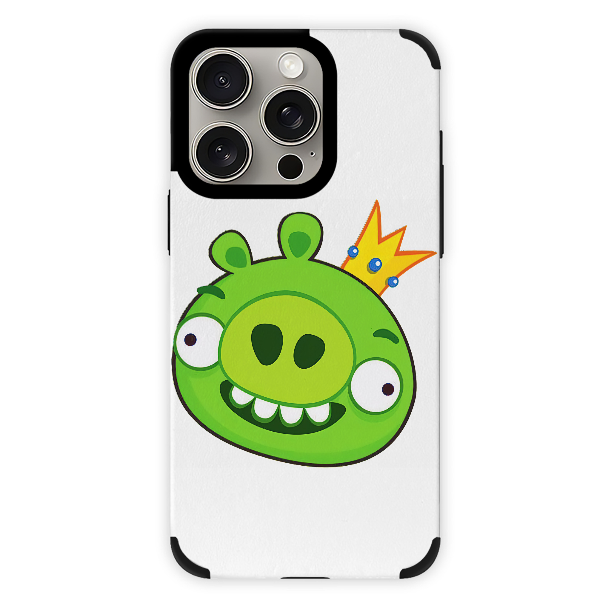 （画像用） Angry Birds アングリーバード 【iPhone15ProMax対応】 PUレザー スマホケース 耐衝撃＆黄変防止