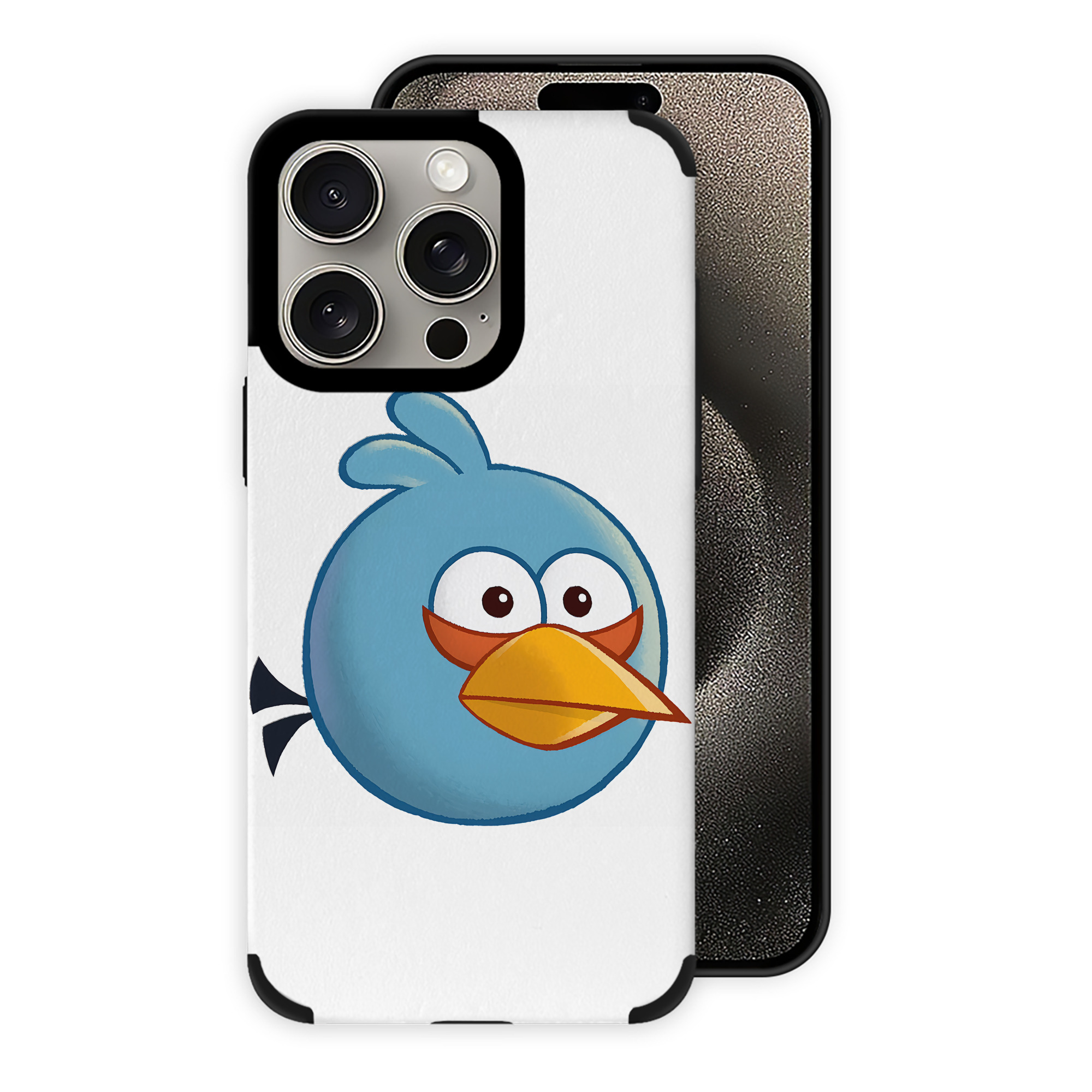 （画像用） Angry Birds アングリーバード 【iPhone15ProMax対応】 PUレザー スマホケース 耐衝撃＆黄変防止