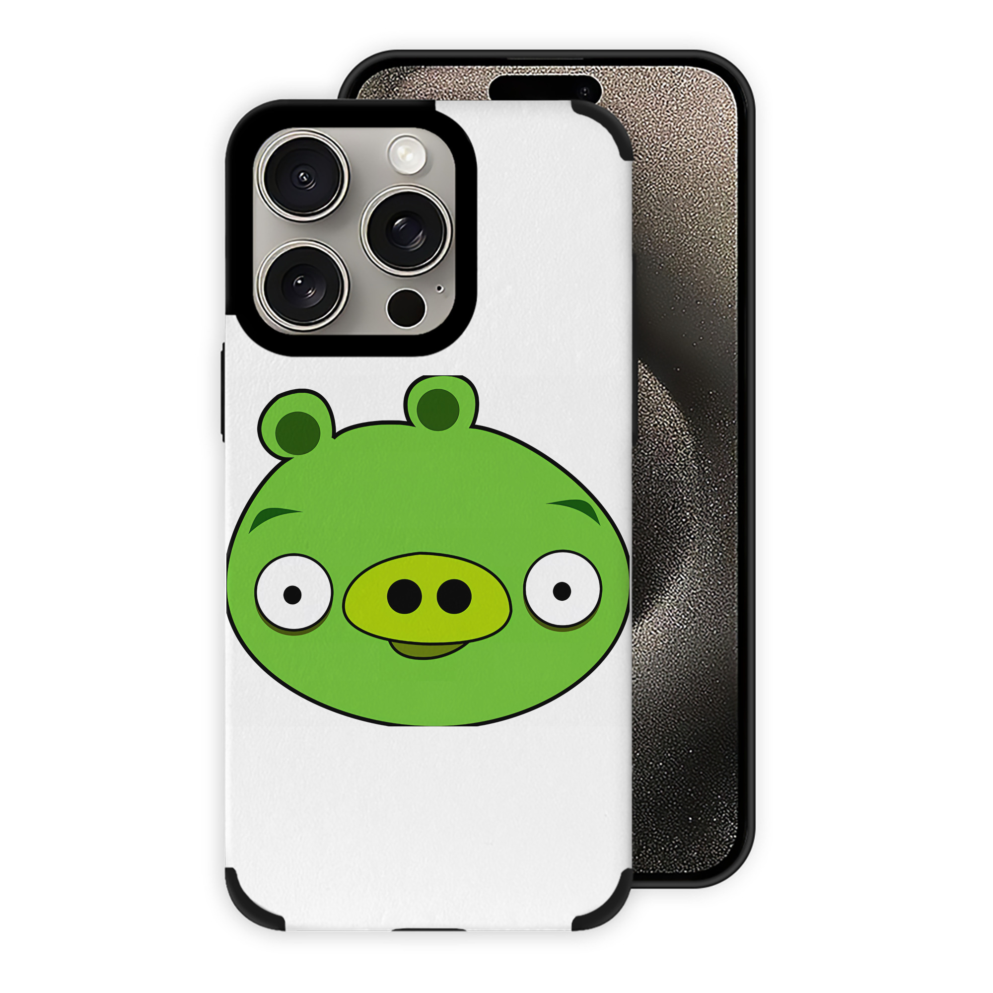 （画像用） Angry Birds アングリーバード 【iPhone15ProMax対応】 PUレザー スマホケース 耐衝撃＆黄変防止