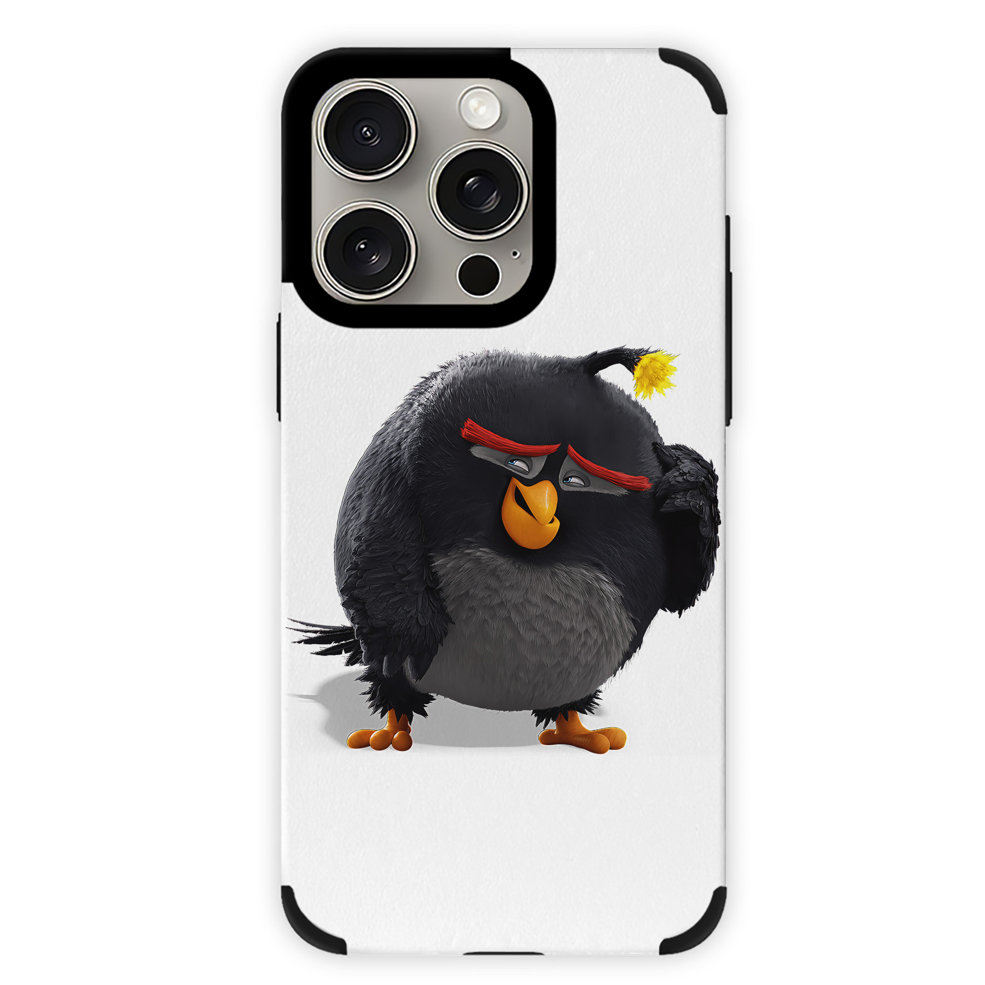 （画像用） Angry Birds アングリーバード 【iPhone15ProMax対応】 PUレザー スマホケース 耐衝撃＆黄変防止
