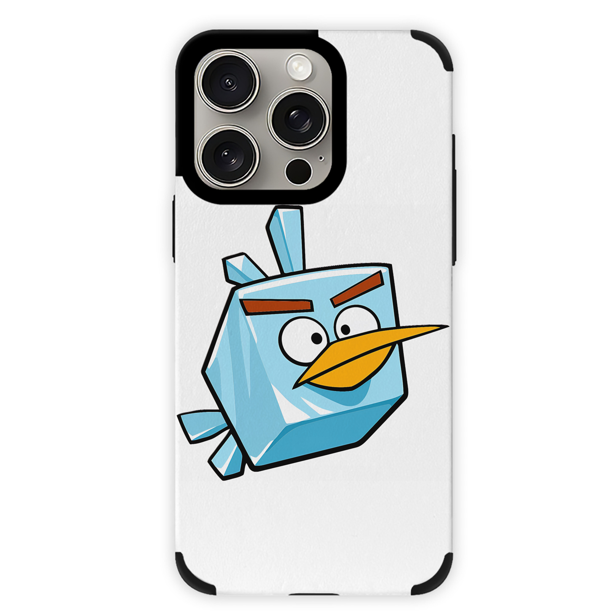 （画像用） Angry Birds アングリーバード 【iPhone15ProMax対応】 PUレザー スマホケース 耐衝撃＆黄変防止