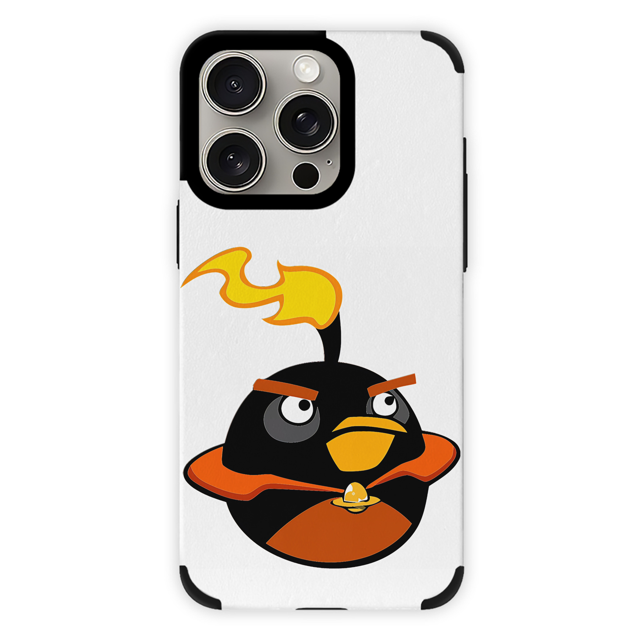 （画像用） Angry Birds アングリーバード 【iPhone15ProMax対応】 PUレザー スマホケース 耐衝撃＆黄変防止