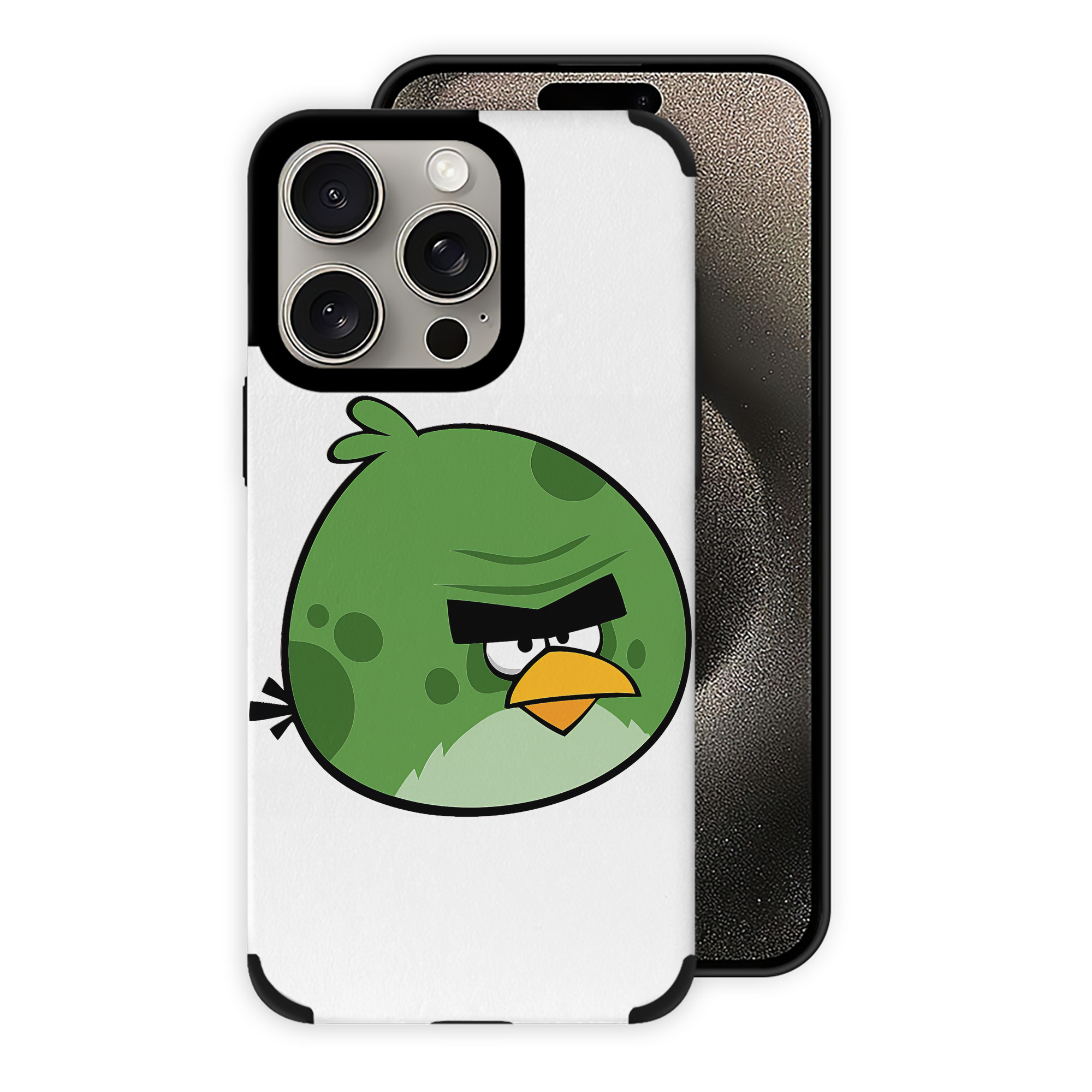 （画像用） Angry Birds アングリーバード 【iPhone15ProMax対応】 PUレザー スマホケース 耐衝撃＆黄変防止