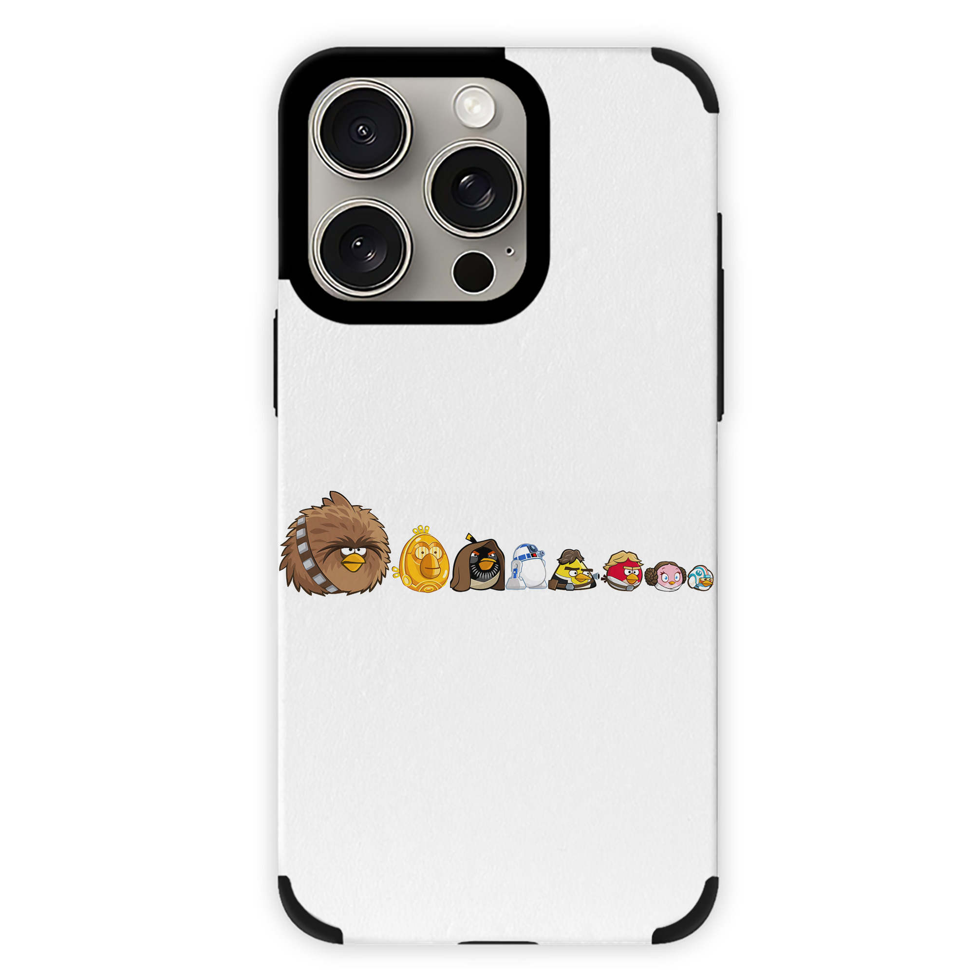 （画像用） Angry Birds アングリーバード 【iPhone15ProMax対応】 PUレザー スマホケース 耐衝撃＆黄変防止