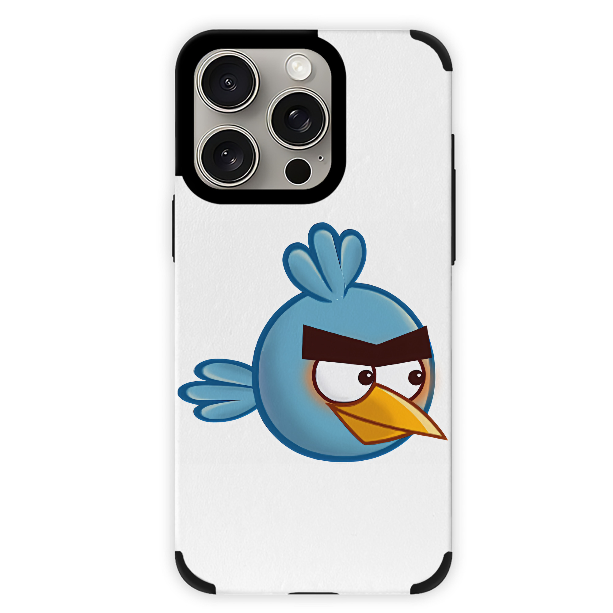 （画像用） Angry Birds アングリーバード 【iPhone15ProMax対応】 PUレザー スマホケース 耐衝撃＆黄変防止