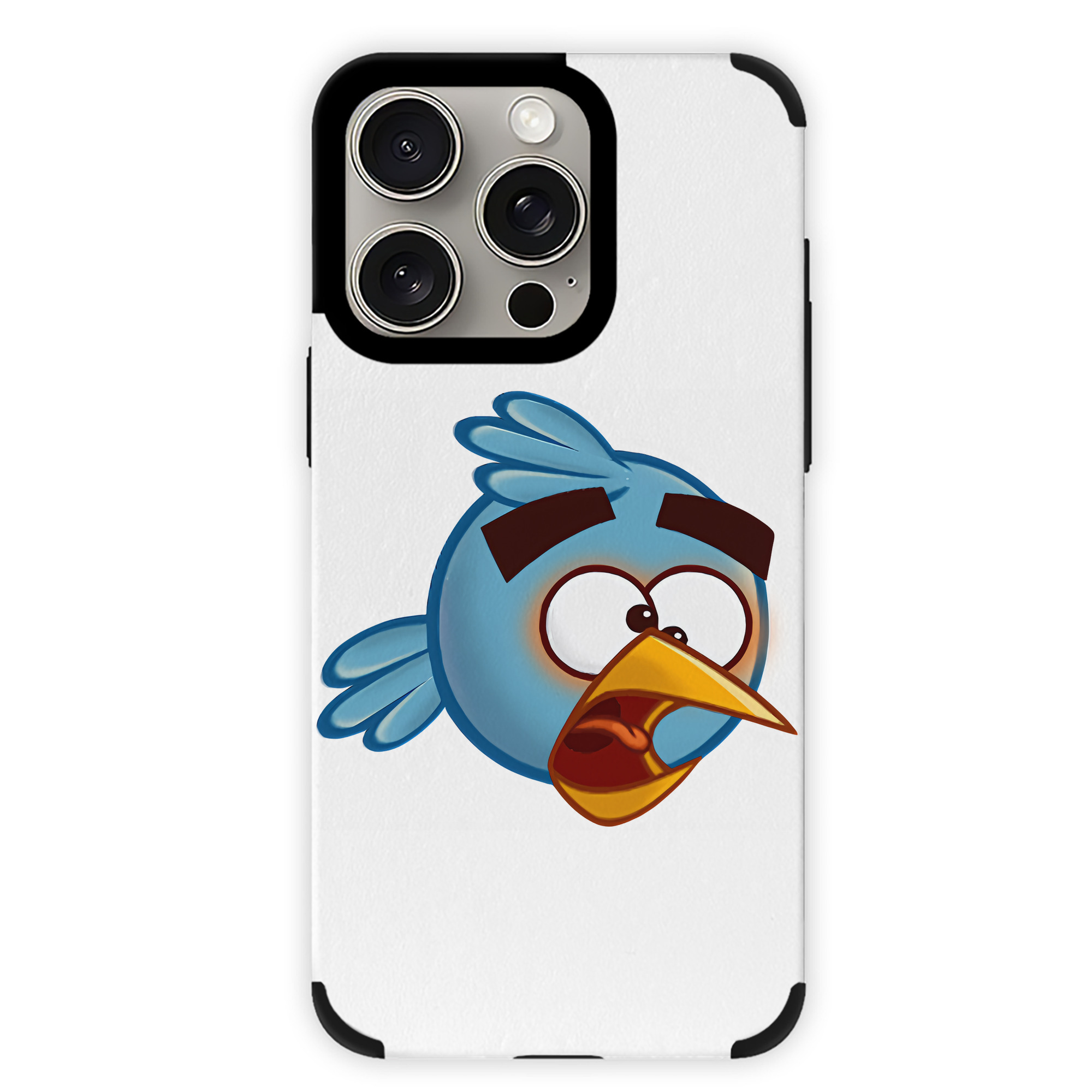 （画像用） Angry Birds アングリーバード 【iPhone15ProMax対応】 PUレザー スマホケース 耐衝撃＆黄変防止