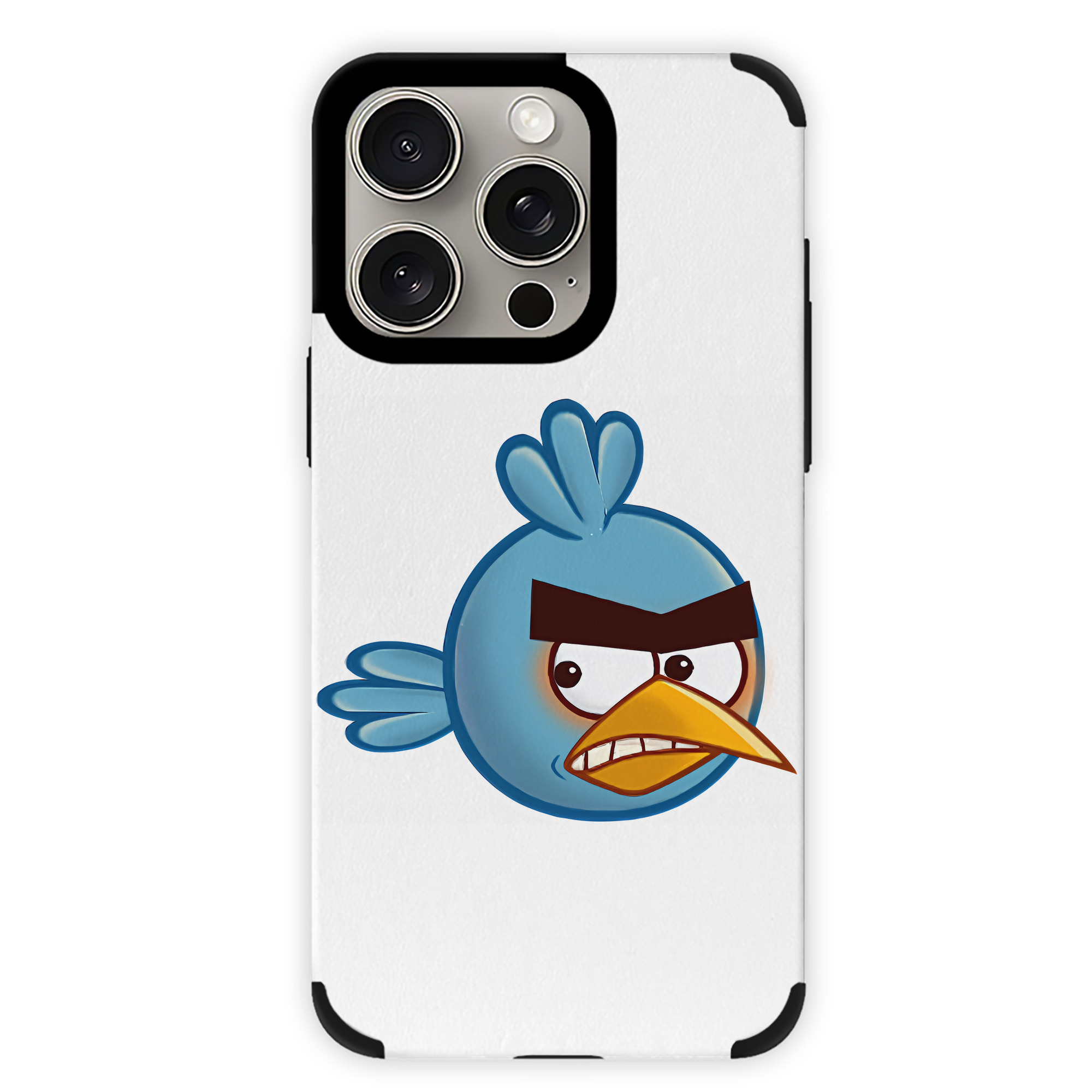 （画像用） Angry Birds アングリーバード 【iPhone15ProMax対応】 PUレザー スマホケース 耐衝撃＆黄変防止