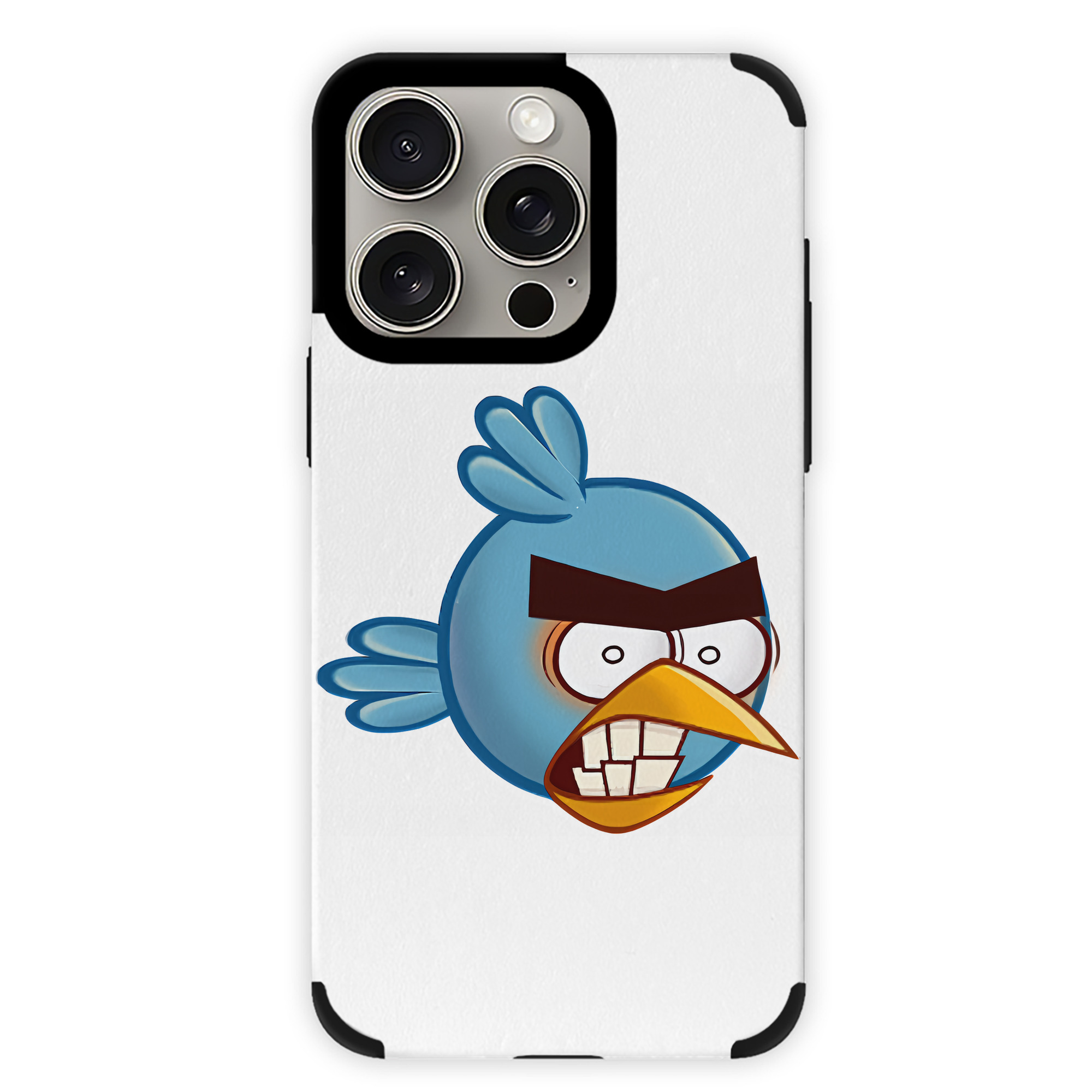 （画像用） Angry Birds アングリーバード 【iPhone15ProMax対応】 PUレザー スマホケース 耐衝撃＆黄変防止
