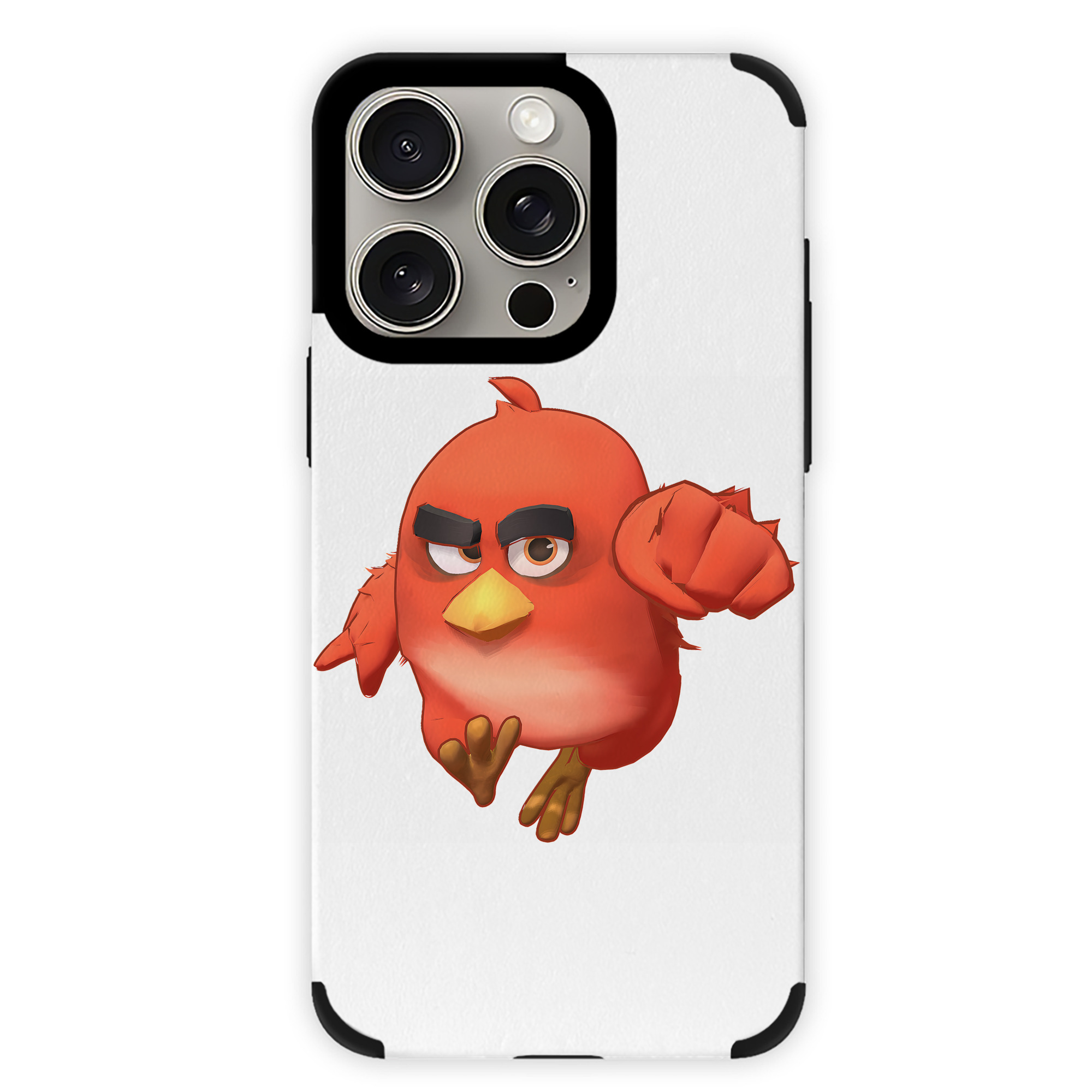 （画像用） Angry Birds アングリーバード 【iPhone15ProMax対応】 PUレザー スマホケース 耐衝撃＆黄変防止