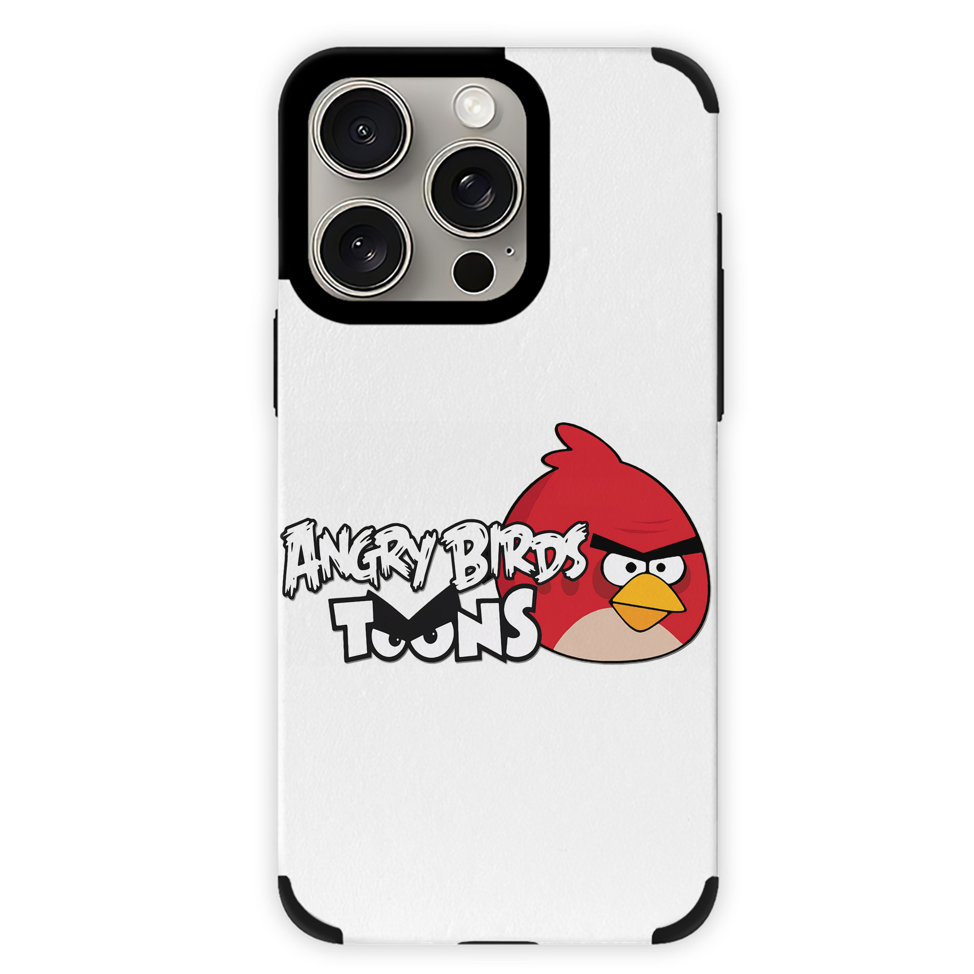 （画像用） Angry Birds アングリーバード 【iPhone15ProMax対応】 PUレザー スマホケース 耐衝撃＆黄変防止