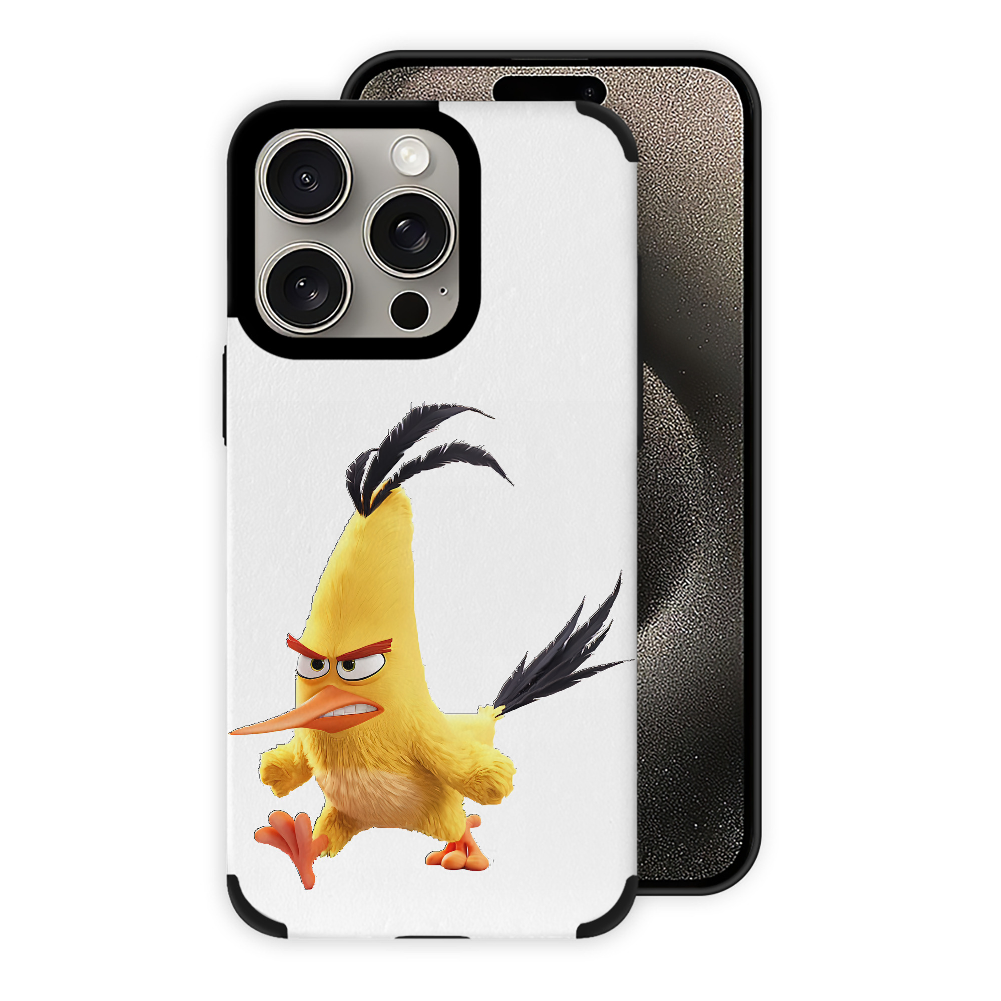 （画像用） Angry Birds アングリーバード 【iPhone15ProMax対応】 PUレザー スマホケース 耐衝撃＆黄変防止