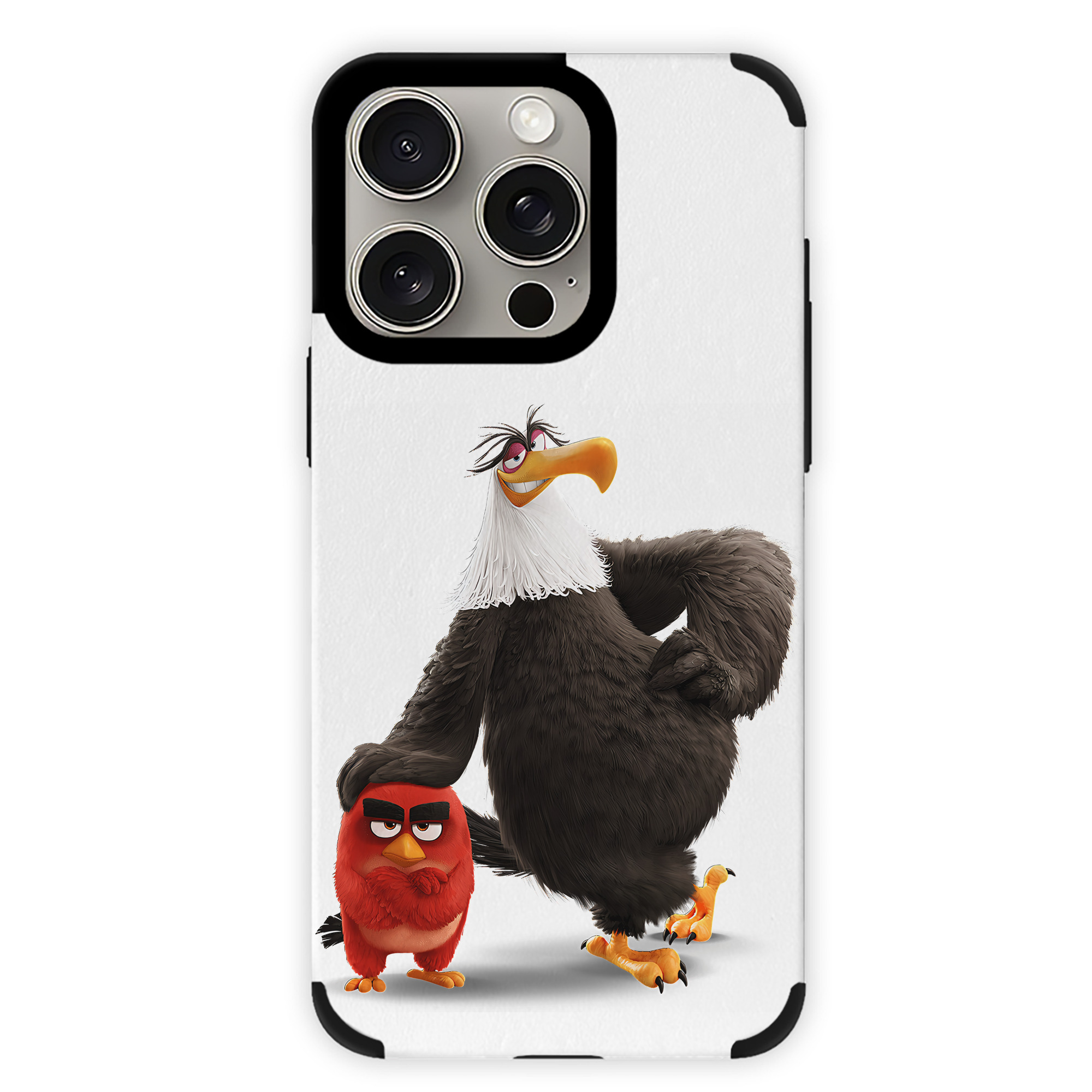 （画像用） Angry Birds アングリーバード 【iPhone15ProMax対応】 PUレザー スマホケース 耐衝撃＆黄変防止