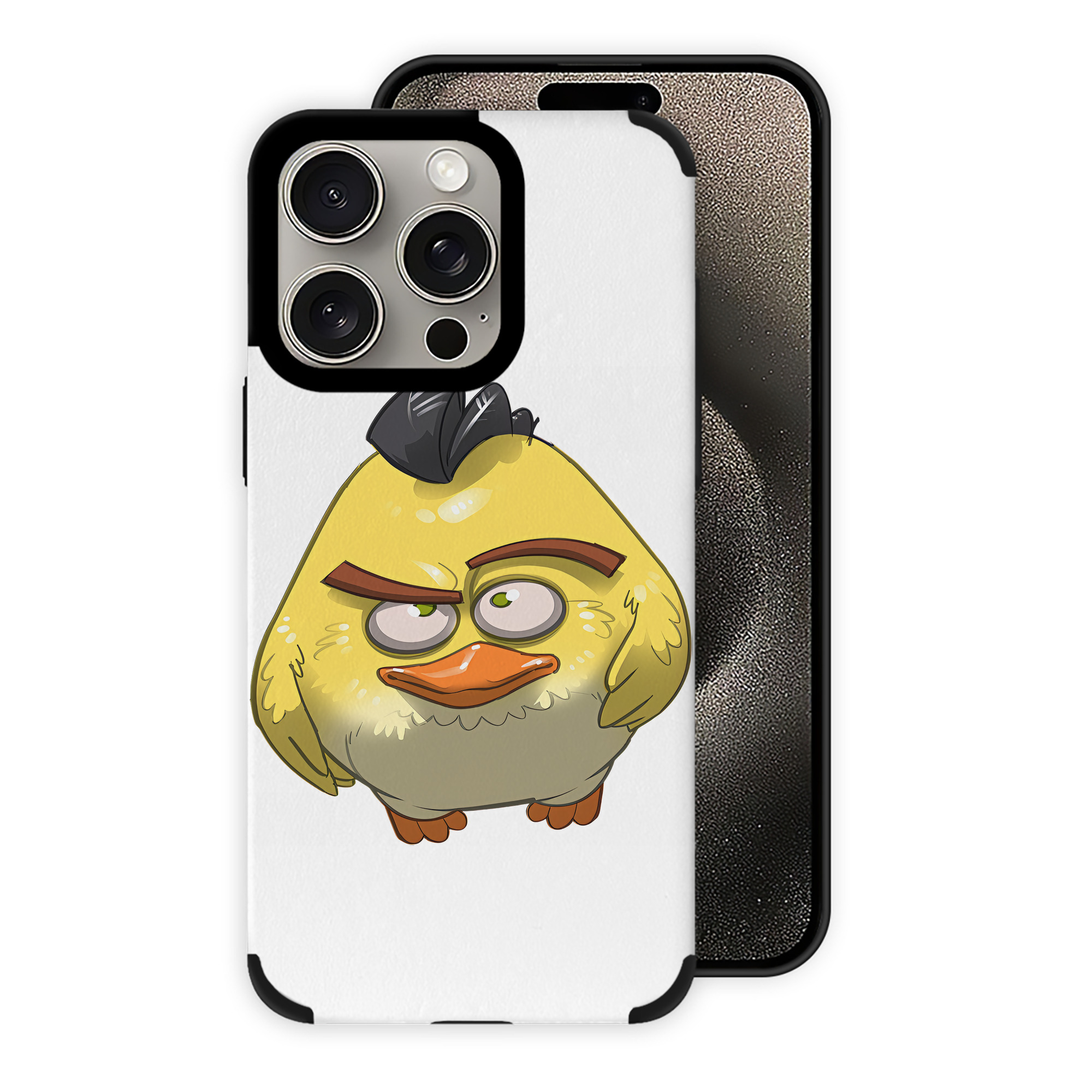 （画像用） Angry Birds アングリーバード 【iPhone15ProMax対応】 PUレザー スマホケース 耐衝撃＆黄変防止