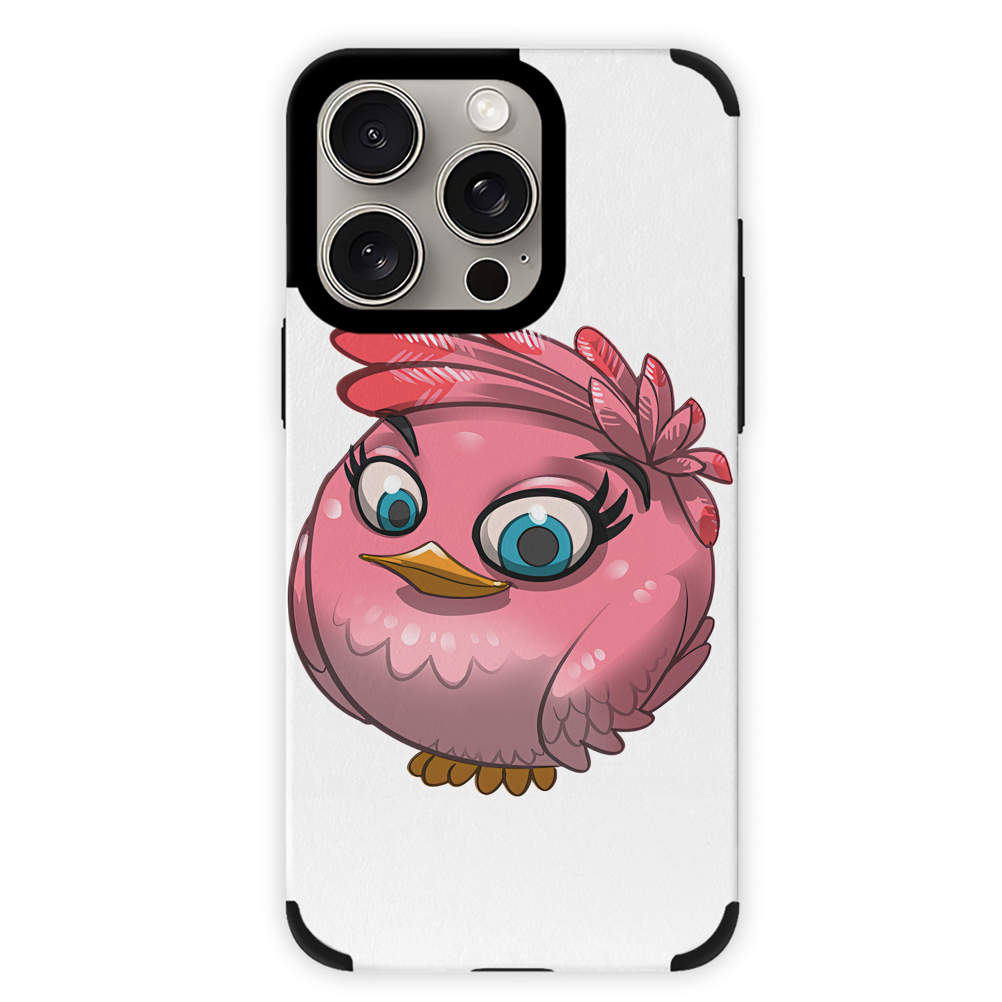 （画像用） Angry Birds アングリーバード 【iPhone15ProMax対応】 PUレザー スマホケース 耐衝撃＆黄変防止