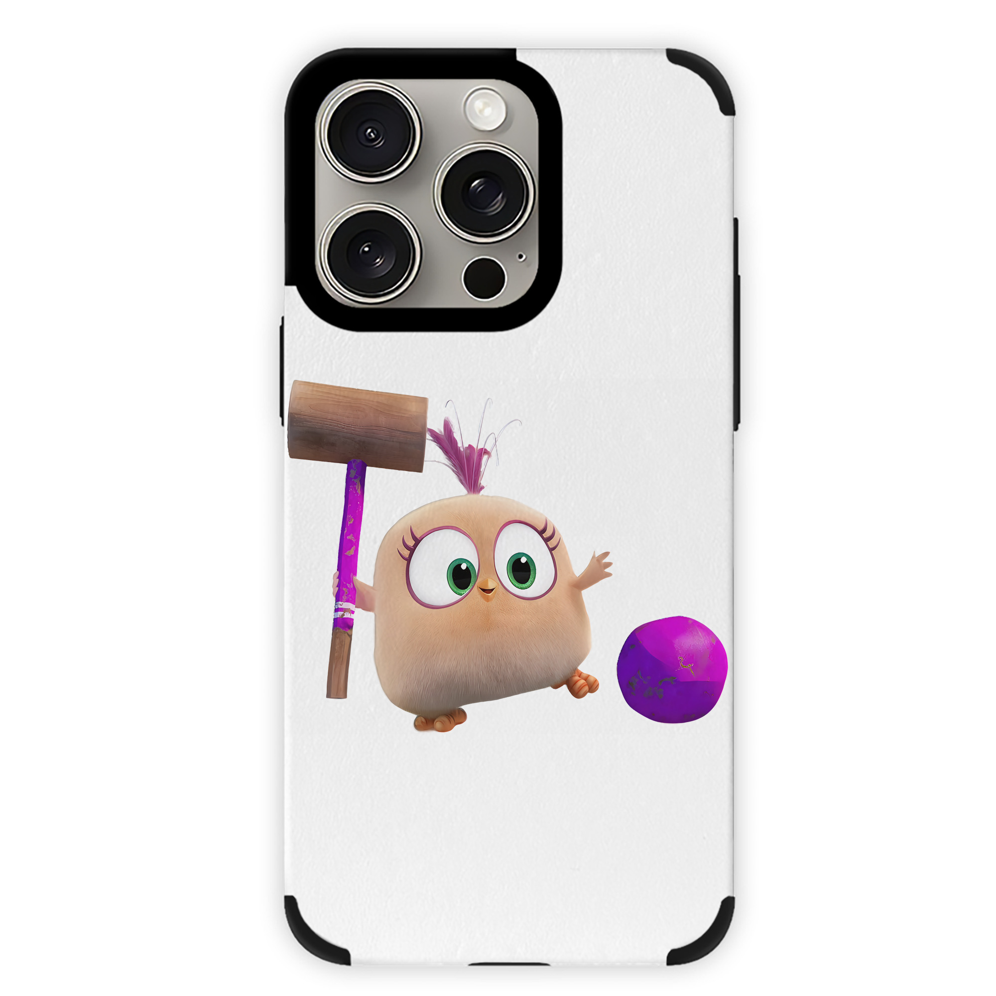 （画像用） Angry Birds アングリーバード 【iPhone15ProMax対応】 PUレザー スマホケース 耐衝撃＆黄変防止