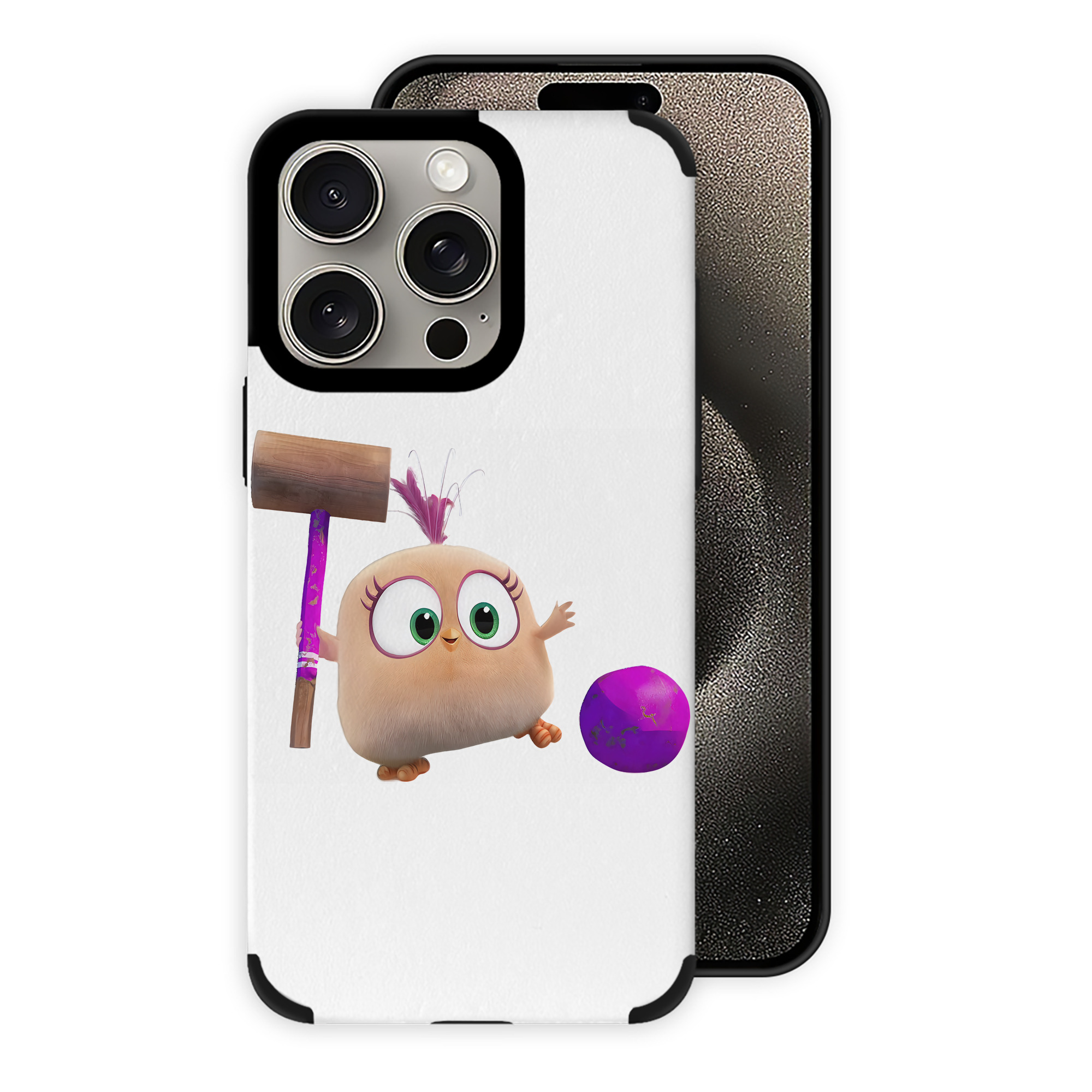 （画像用） Angry Birds アングリーバード 【iPhone15ProMax対応】 PUレザー スマホケース 耐衝撃＆黄変防止
