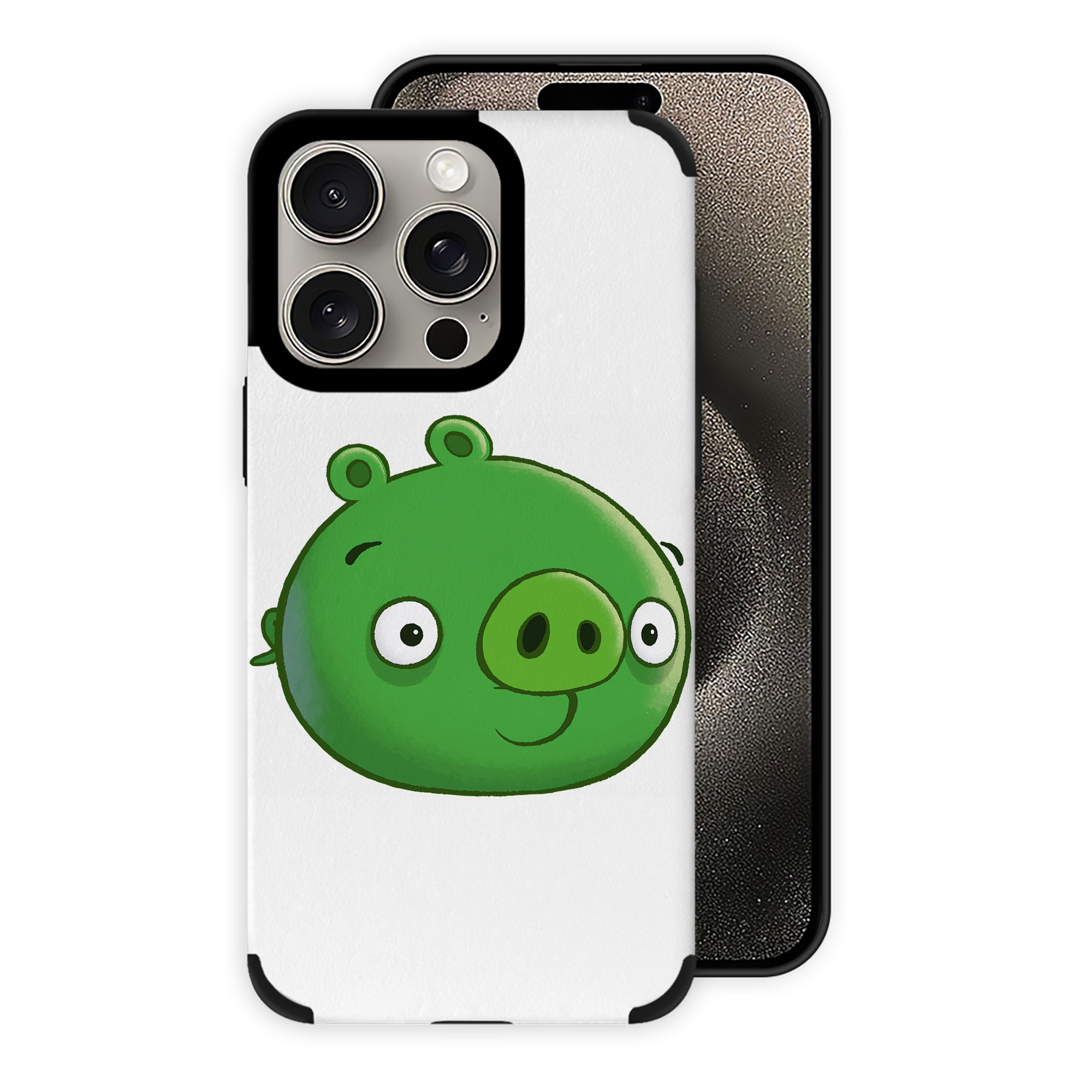 （画像用） Angry Birds アングリーバード 【iPhone15ProMax対応】 PUレザー スマホケース 耐衝撃＆黄変防止