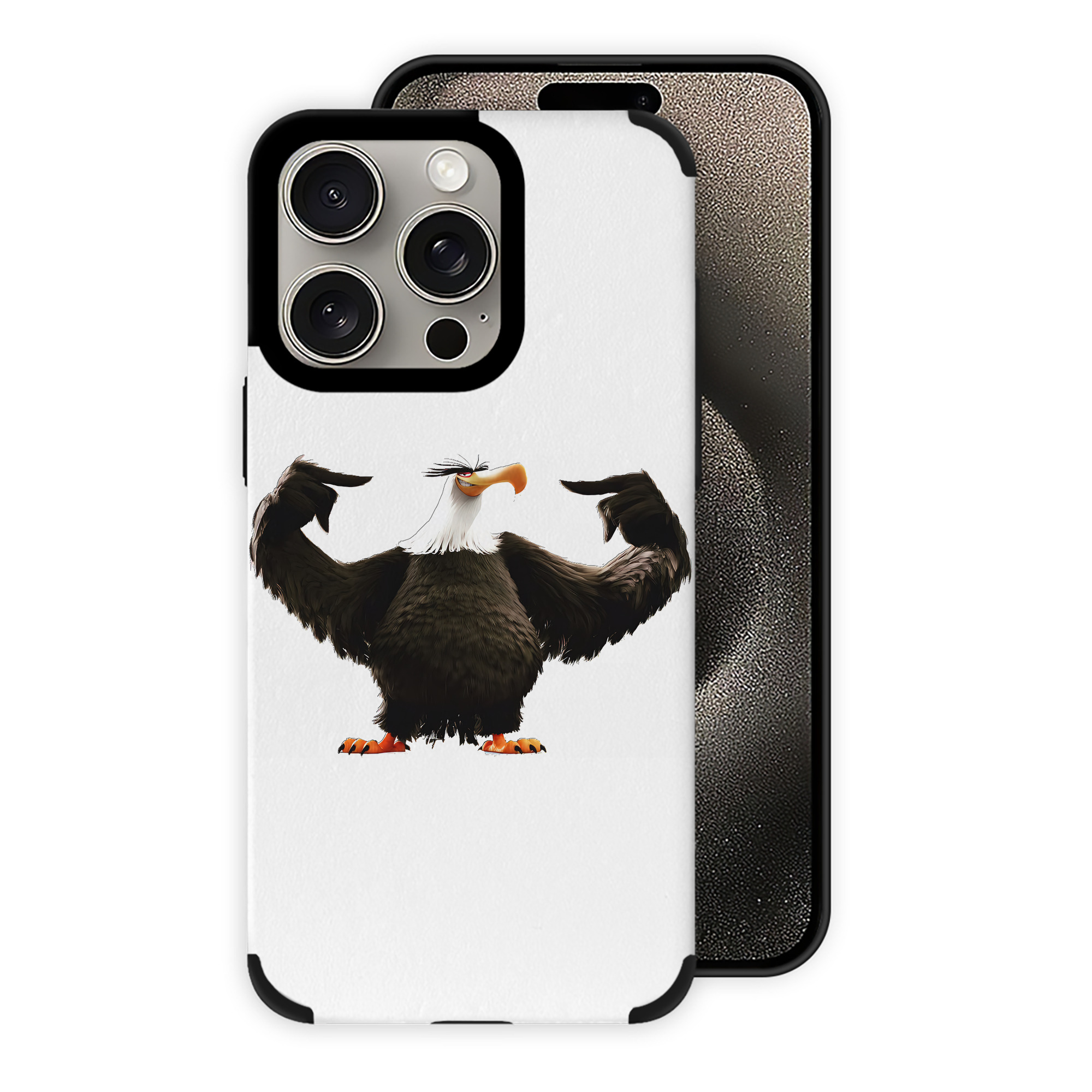 （画像用） Angry Birds アングリーバード 【iPhone15ProMax対応】 PUレザー スマホケース 耐衝撃＆黄変防止