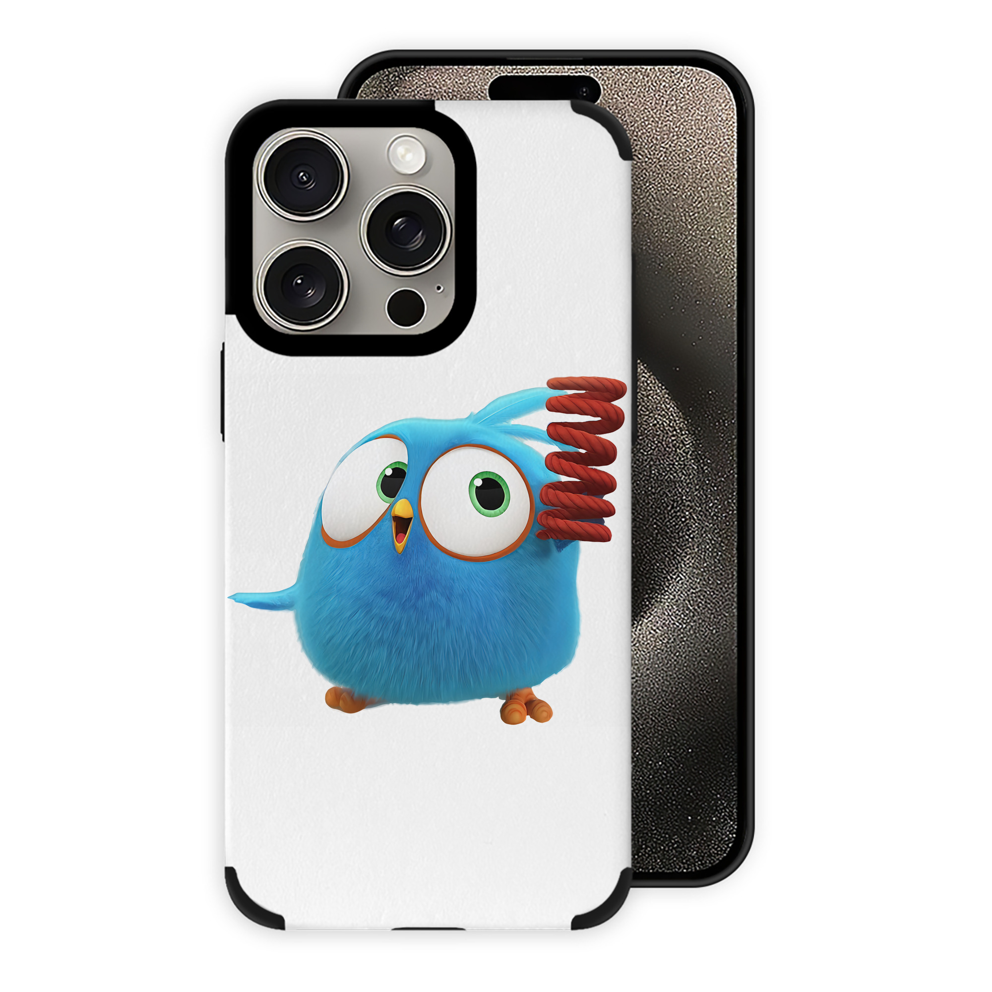 （画像用） Angry Birds アングリーバード 【iPhone15ProMax対応】 PUレザー スマホケース 耐衝撃＆黄変防止