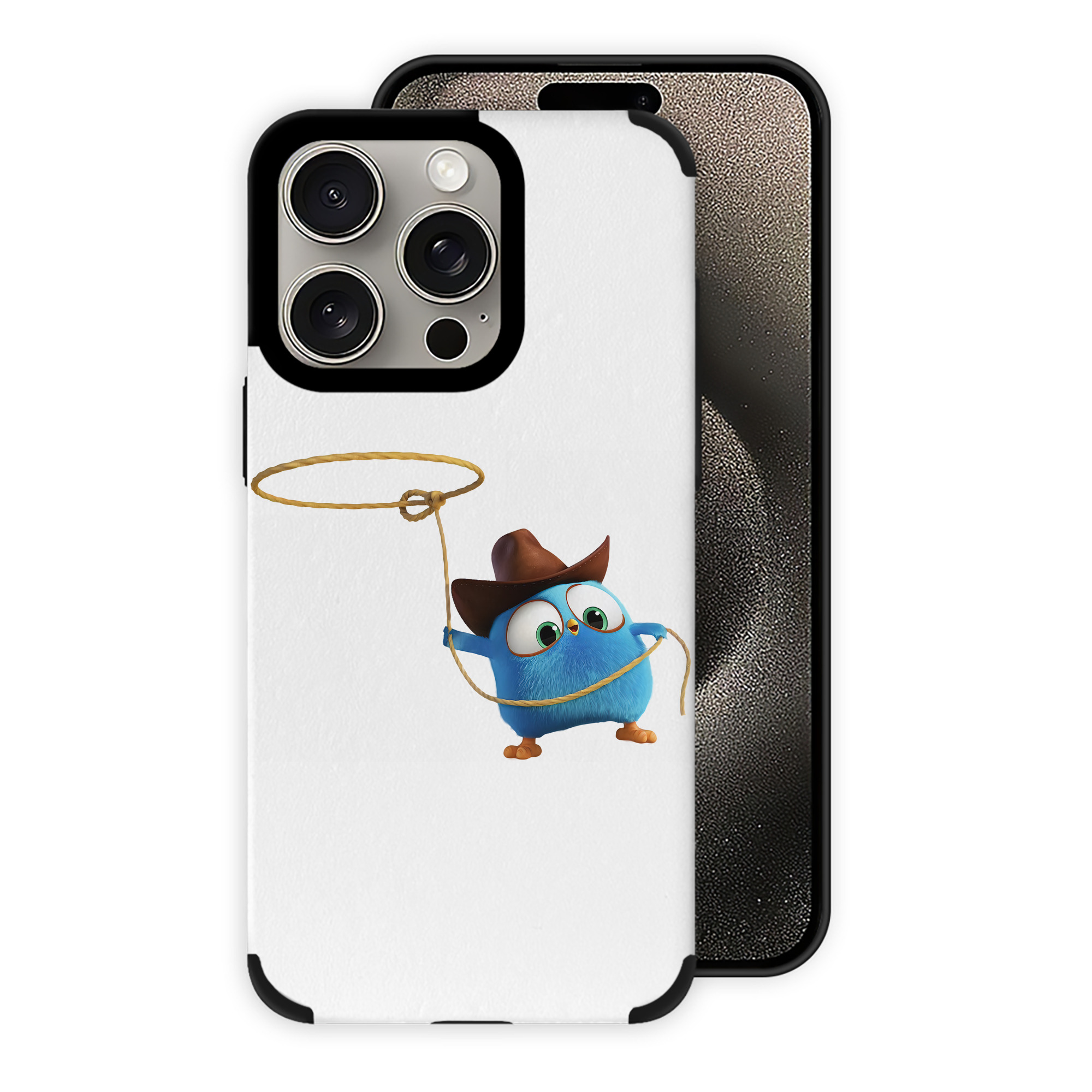 （画像用） Angry Birds アングリーバード 【iPhone15ProMax対応】 PUレザー スマホケース 耐衝撃＆黄変防止