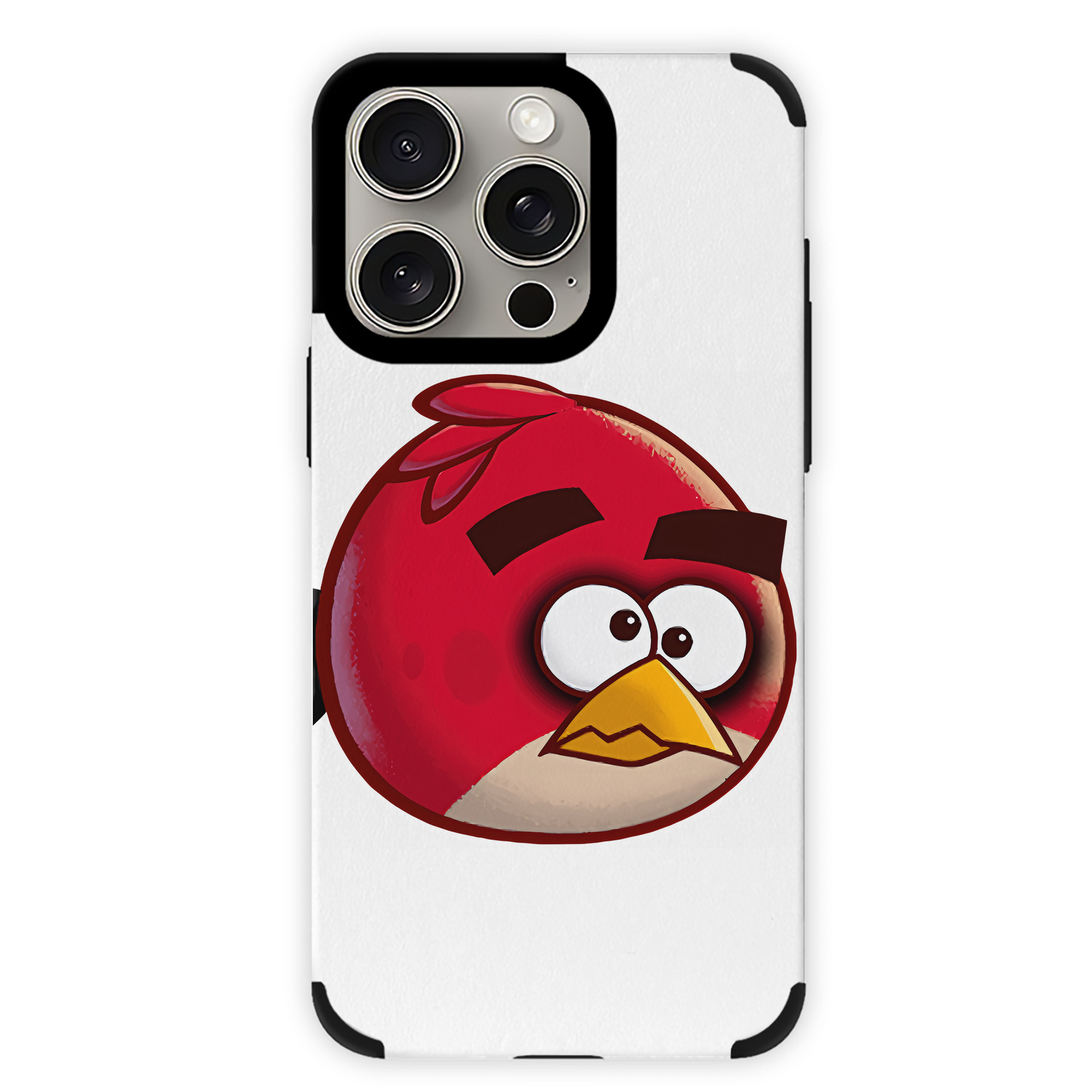 （画像用） Angry Birds アングリーバード 【iPhone15ProMax対応】 PUレザー スマホケース 耐衝撃＆黄変防止