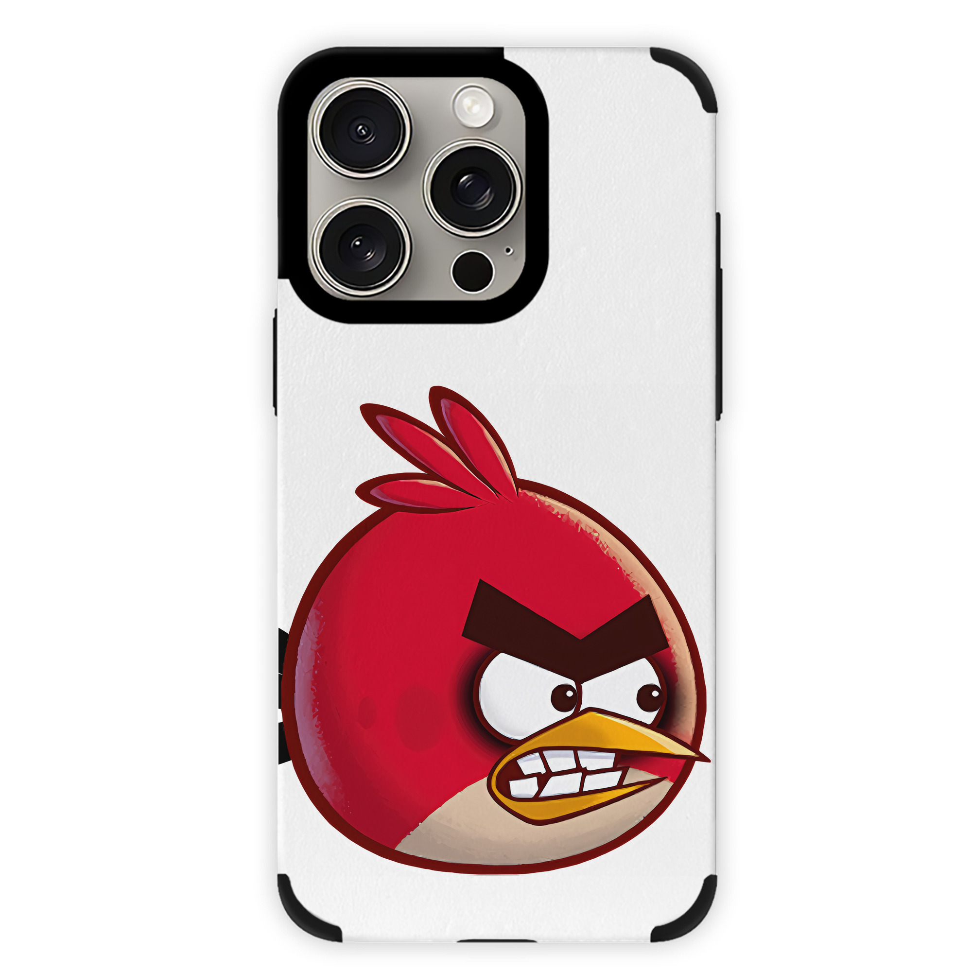 （画像用） Angry Birds アングリーバード 【iPhone15ProMax対応】 PUレザー スマホケース 耐衝撃＆黄変防止