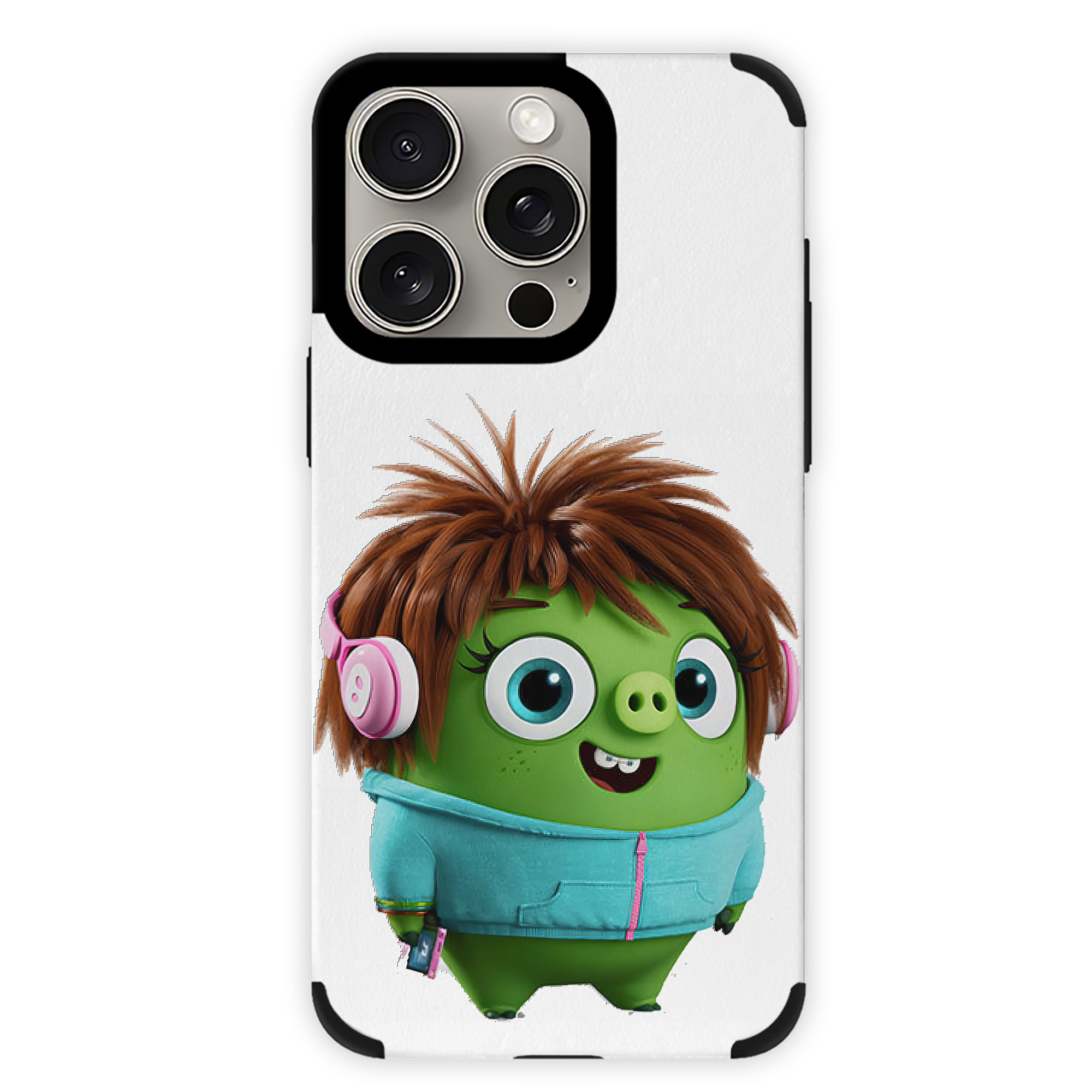 （画像用） Angry Birds アングリーバード 【iPhone15ProMax対応】 PUレザー スマホケース 耐衝撃＆黄変防止