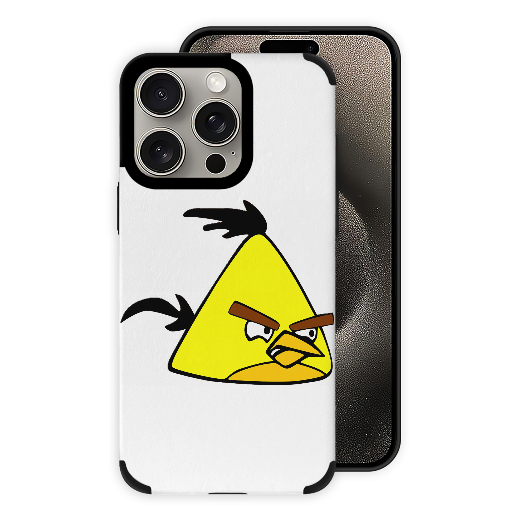 （画像用） Angry Birds アングリーバード 【iPhone15ProMax対応】 PUレザー スマホケース 耐衝撃＆黄変防止