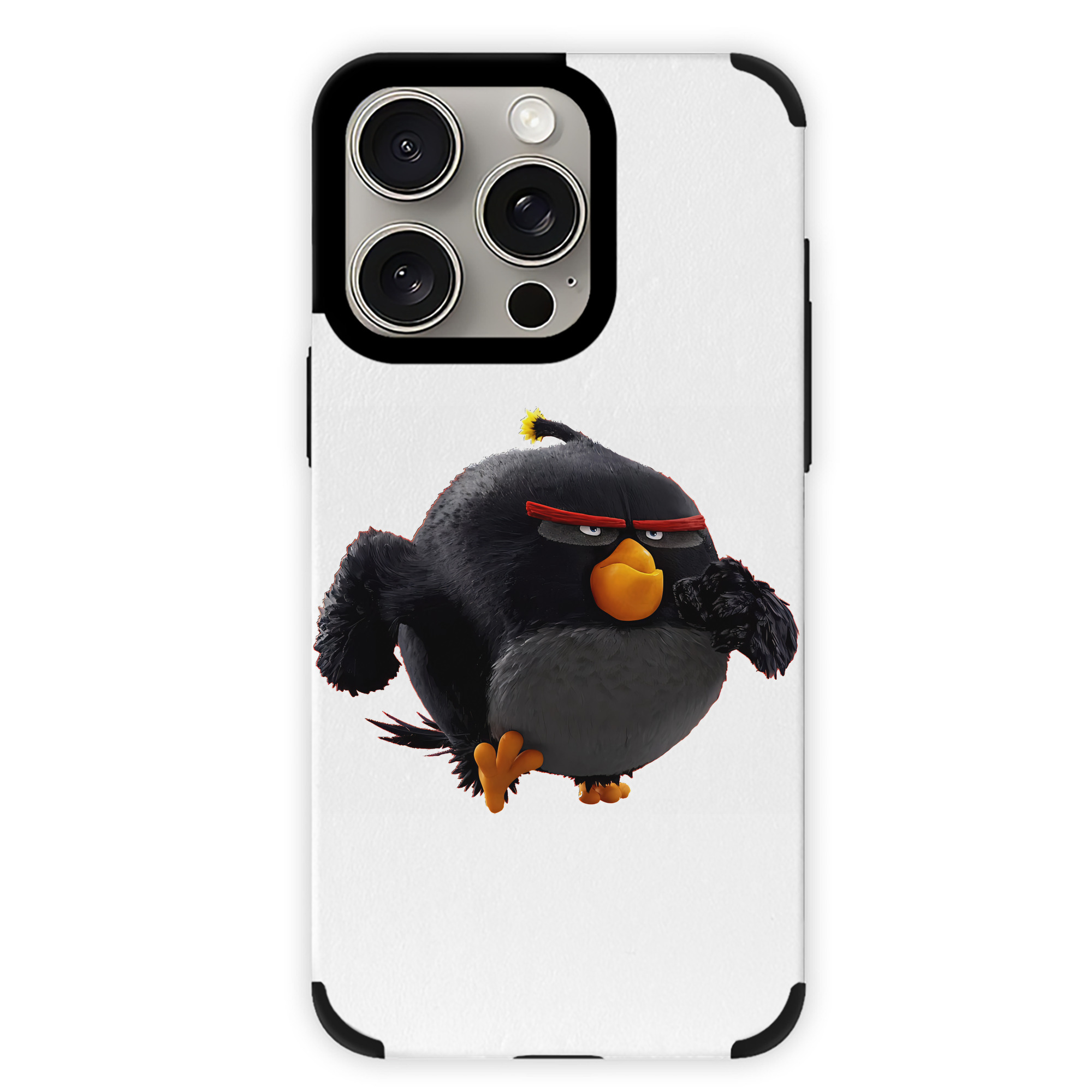 （画像用） Angry Birds アングリーバード 【iPhone15ProMax対応】 PUレザー スマホケース 耐衝撃＆黄変防止